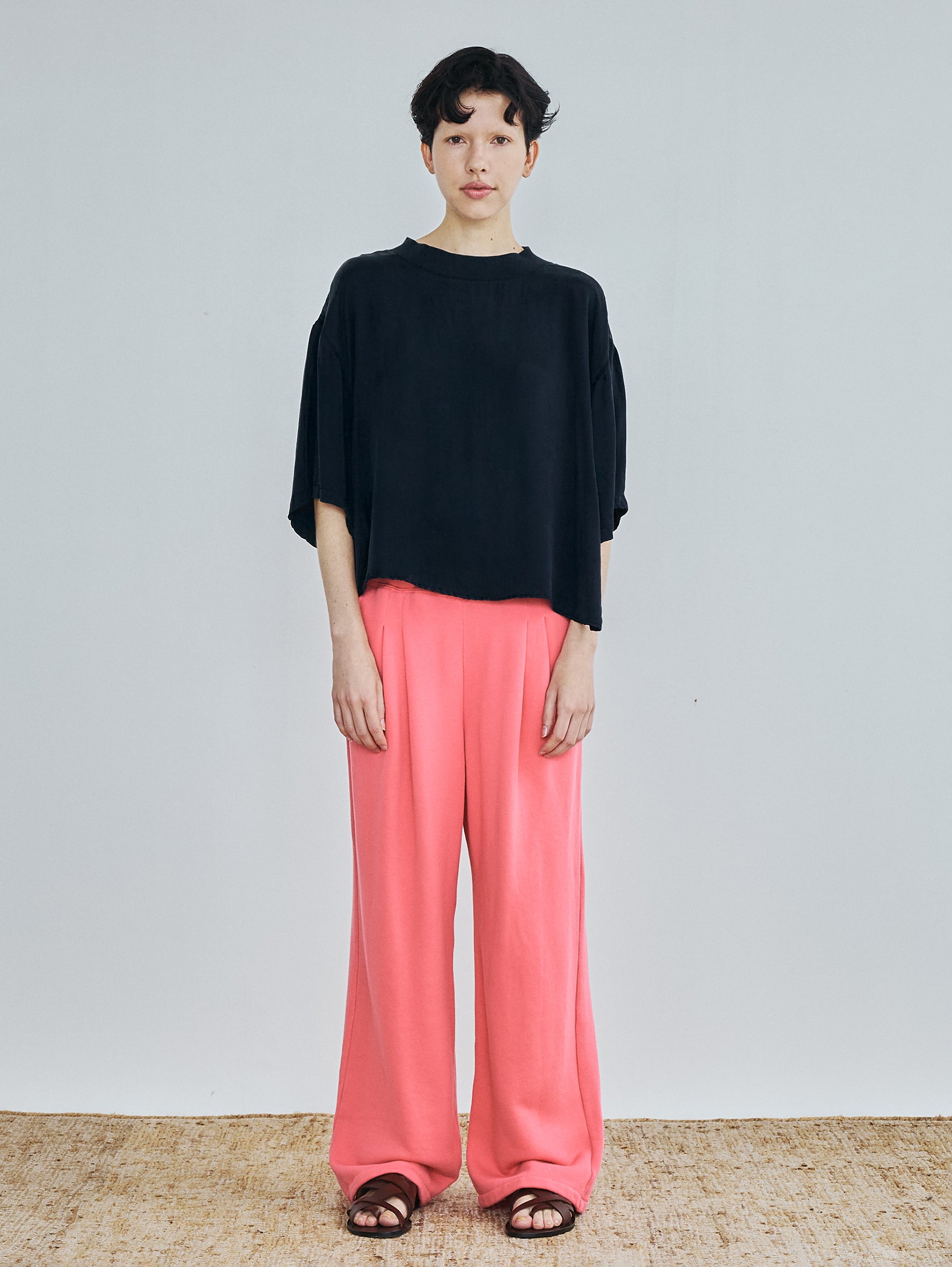 キュプラフィブリルTシャツブラウス TBFS-104