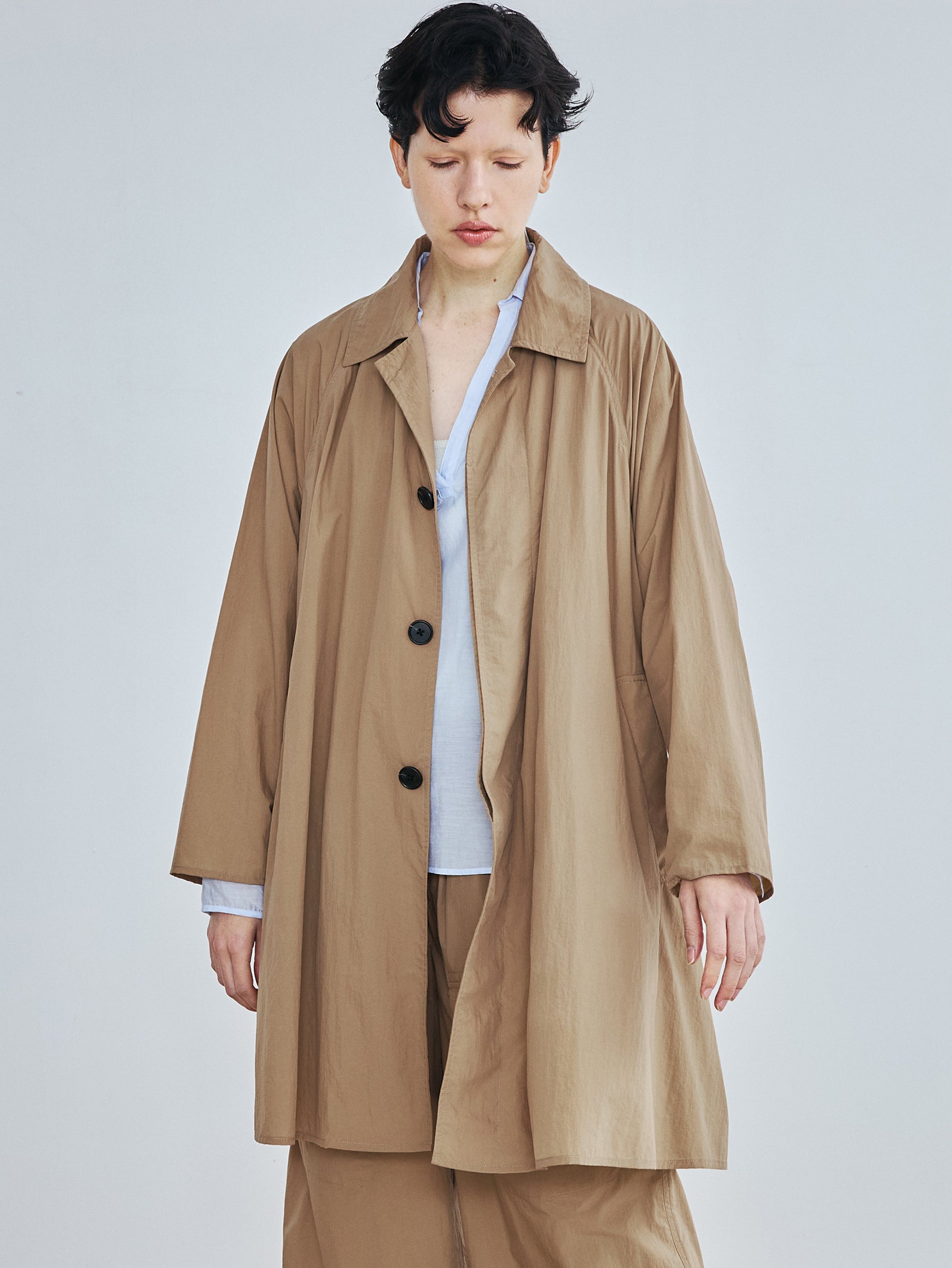 ナイロンステンカラーコート TBFS-172