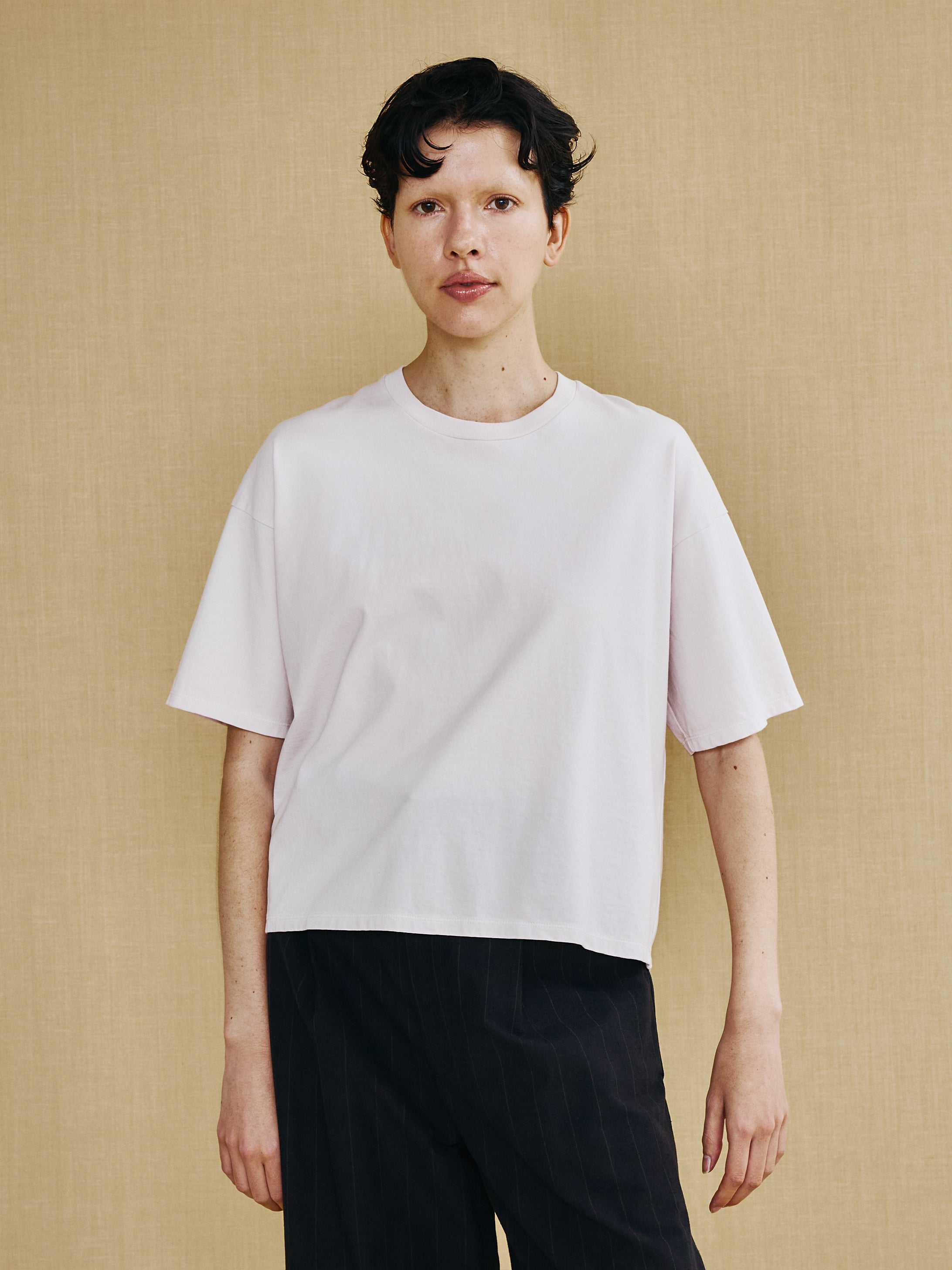 【予約商品】エンブロイダリースクエアTシャツ TBFS-191