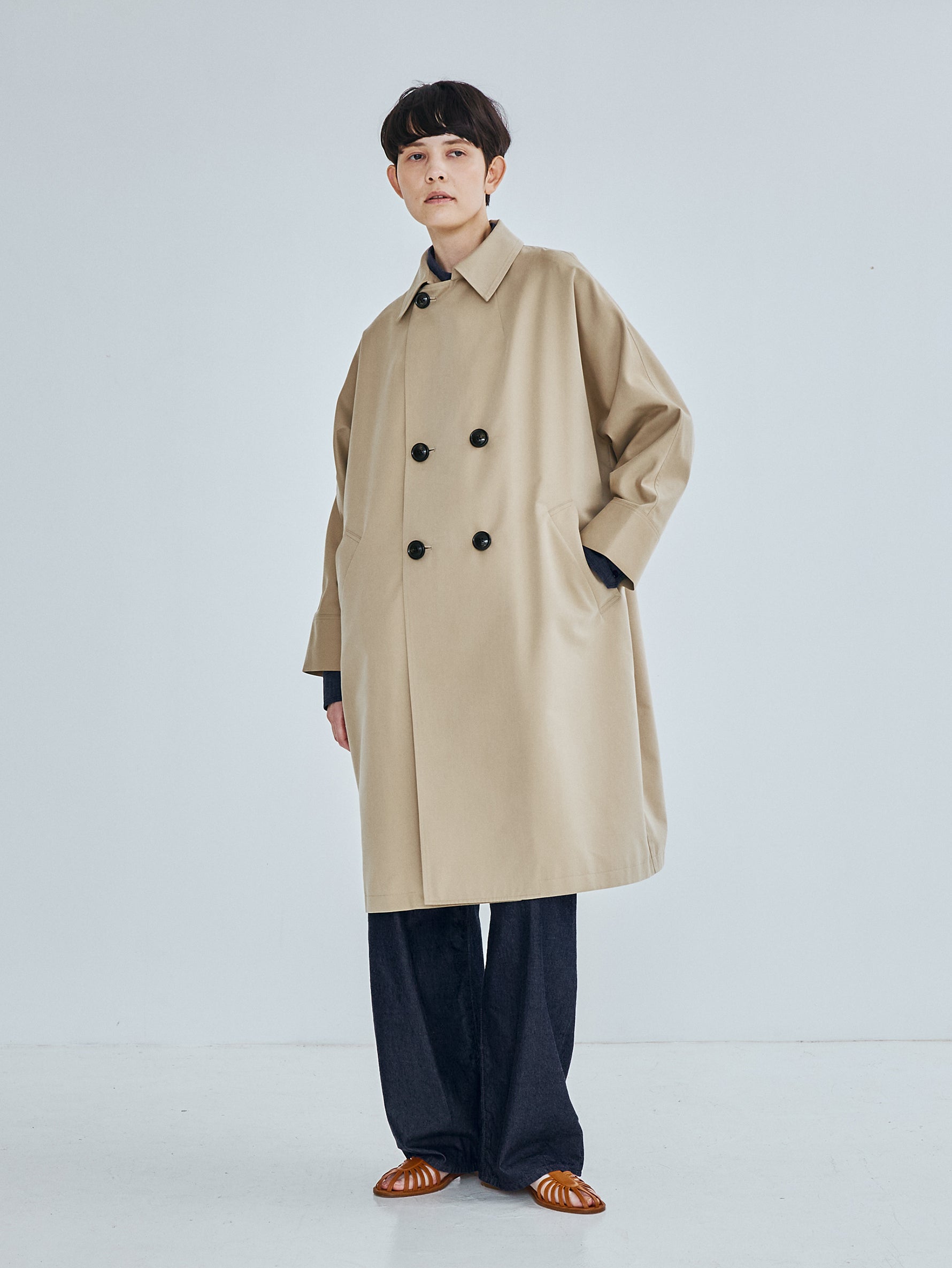 【予約商品】テントトレンチコート TBFS-161 (直営店限定カラー)