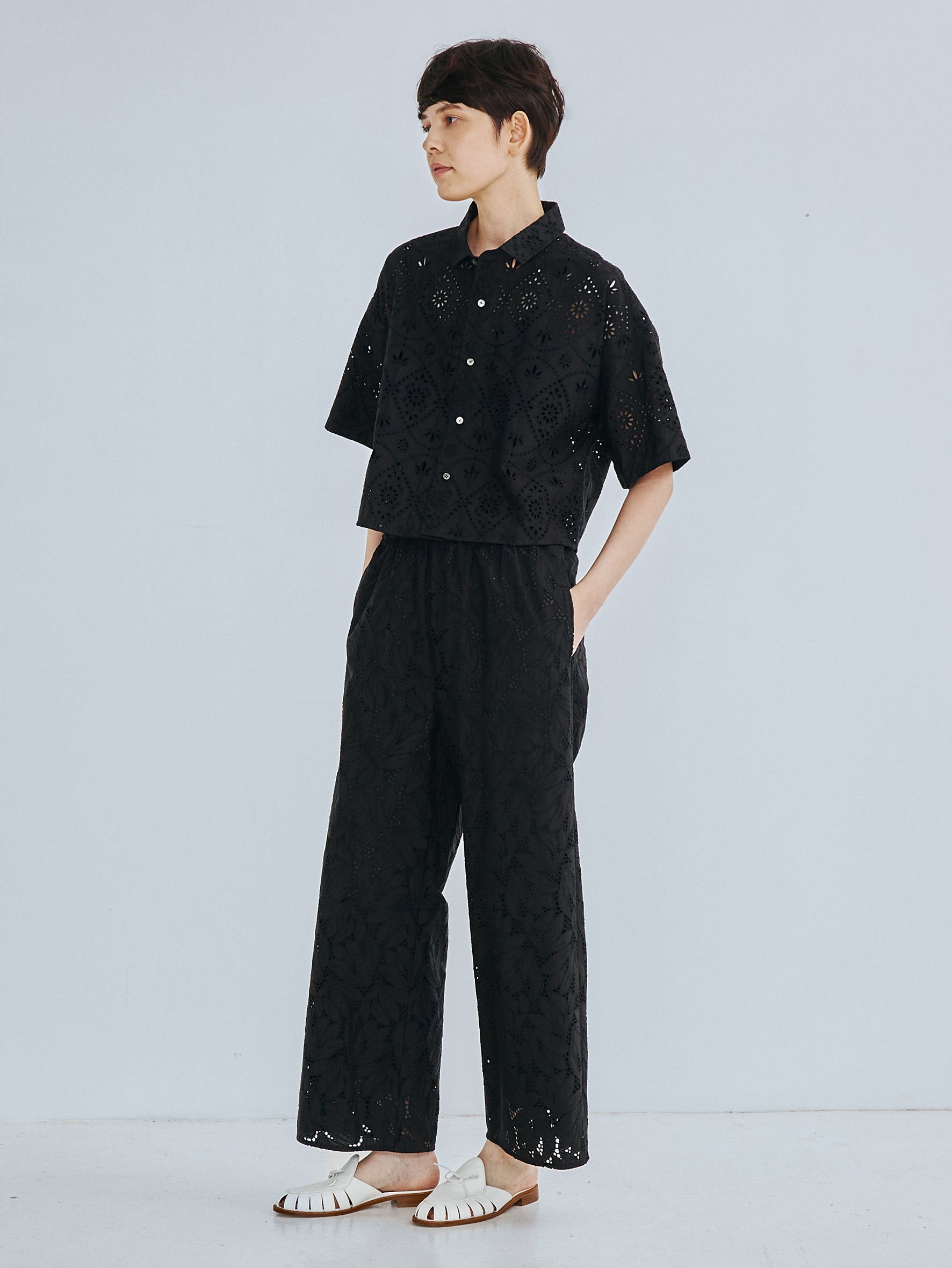 レース半袖シャツ TBFS-122