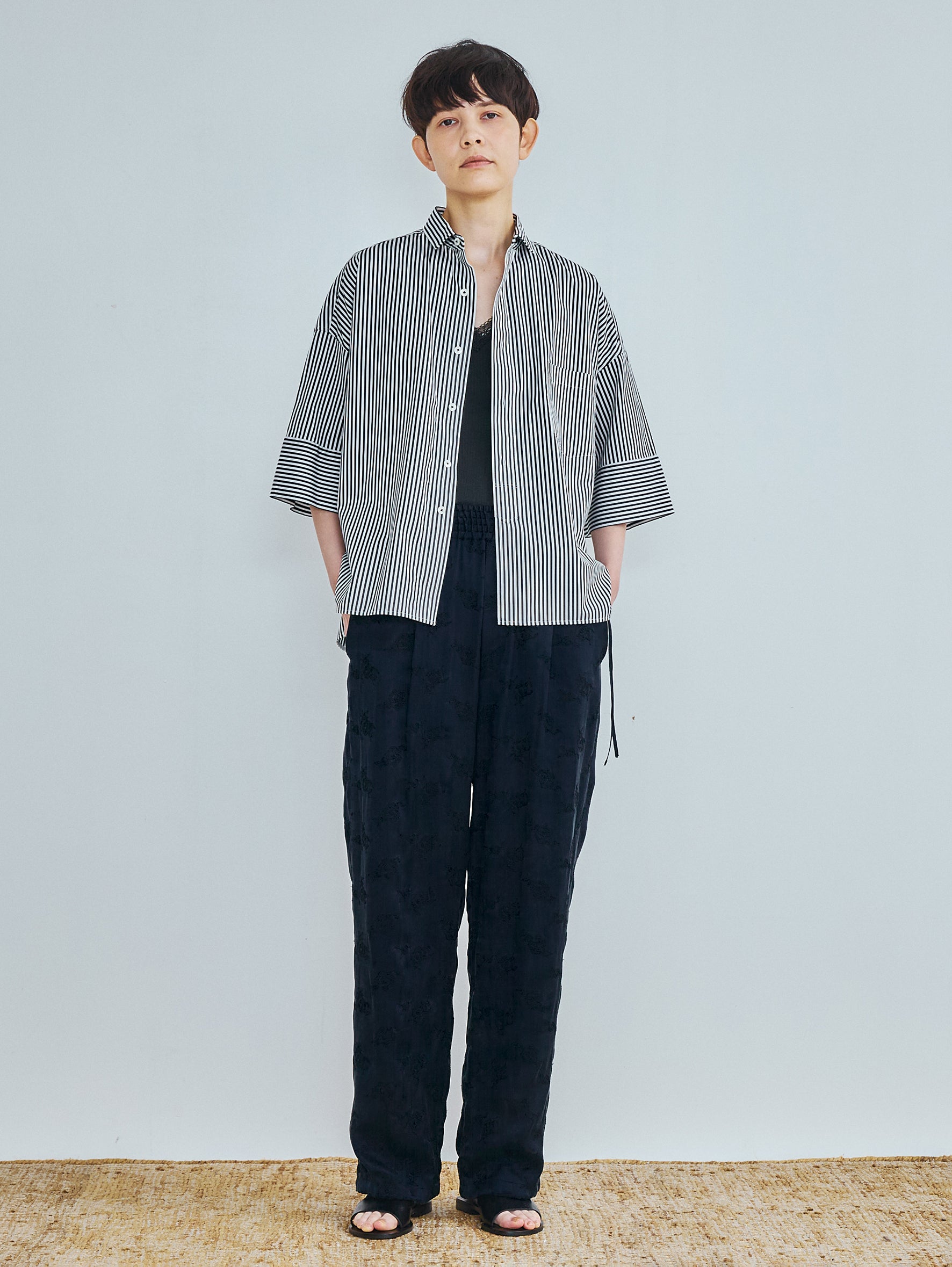 キュプラローズエンブロイダリーパンツ TBFS-103