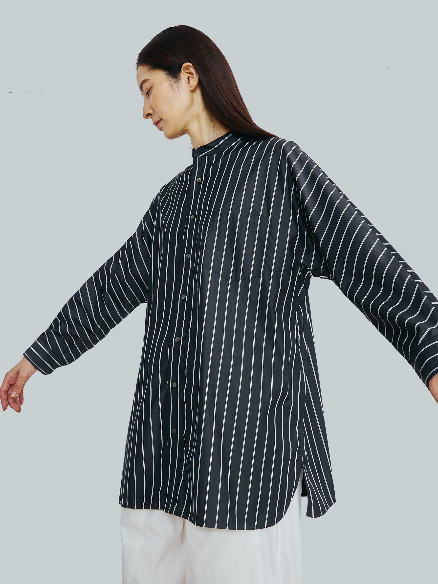 【予約商品】ノーカラーテントシャツ TBFS-005