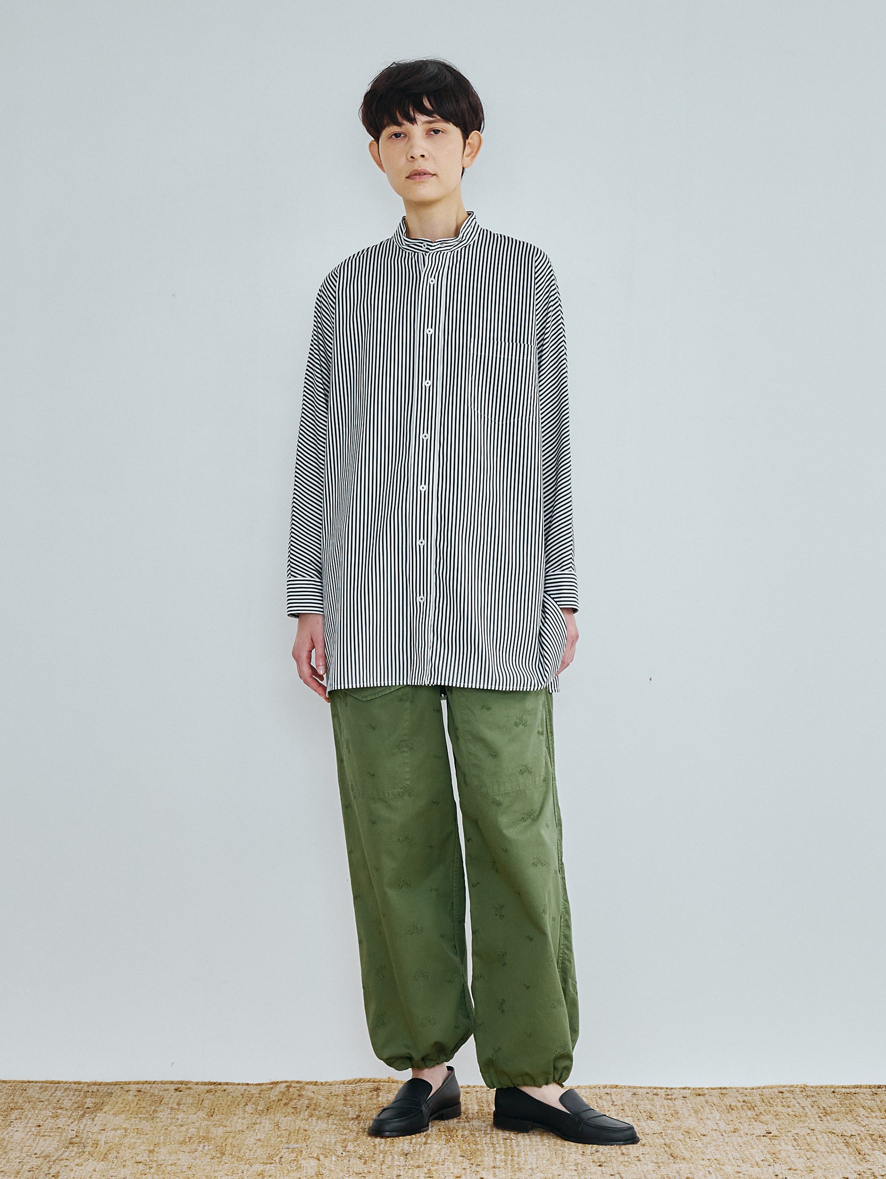 【予約商品】ノーカラーテントシャツ TBFS-005