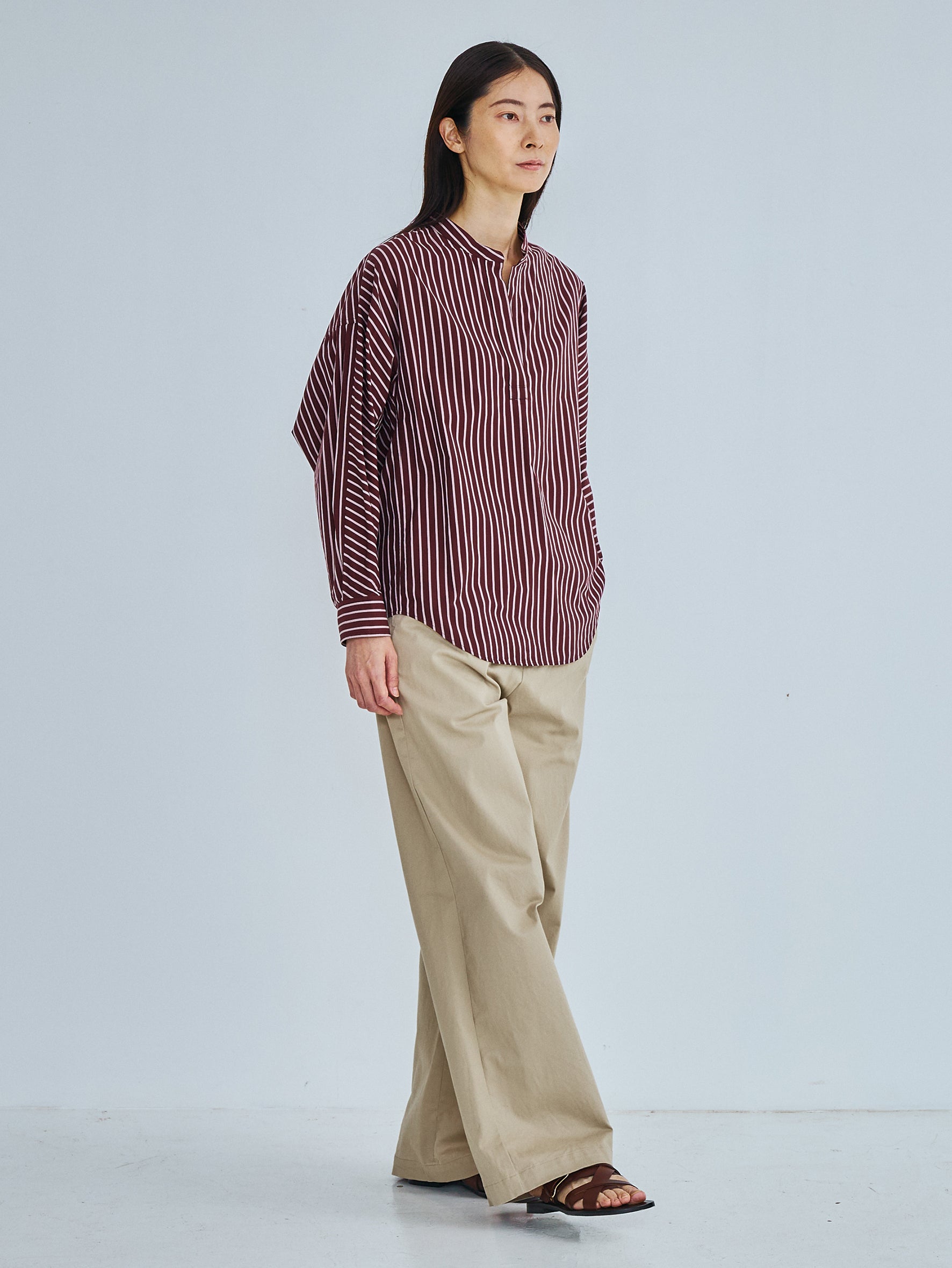 ノーカラースキッパーシャツ TBFS-015