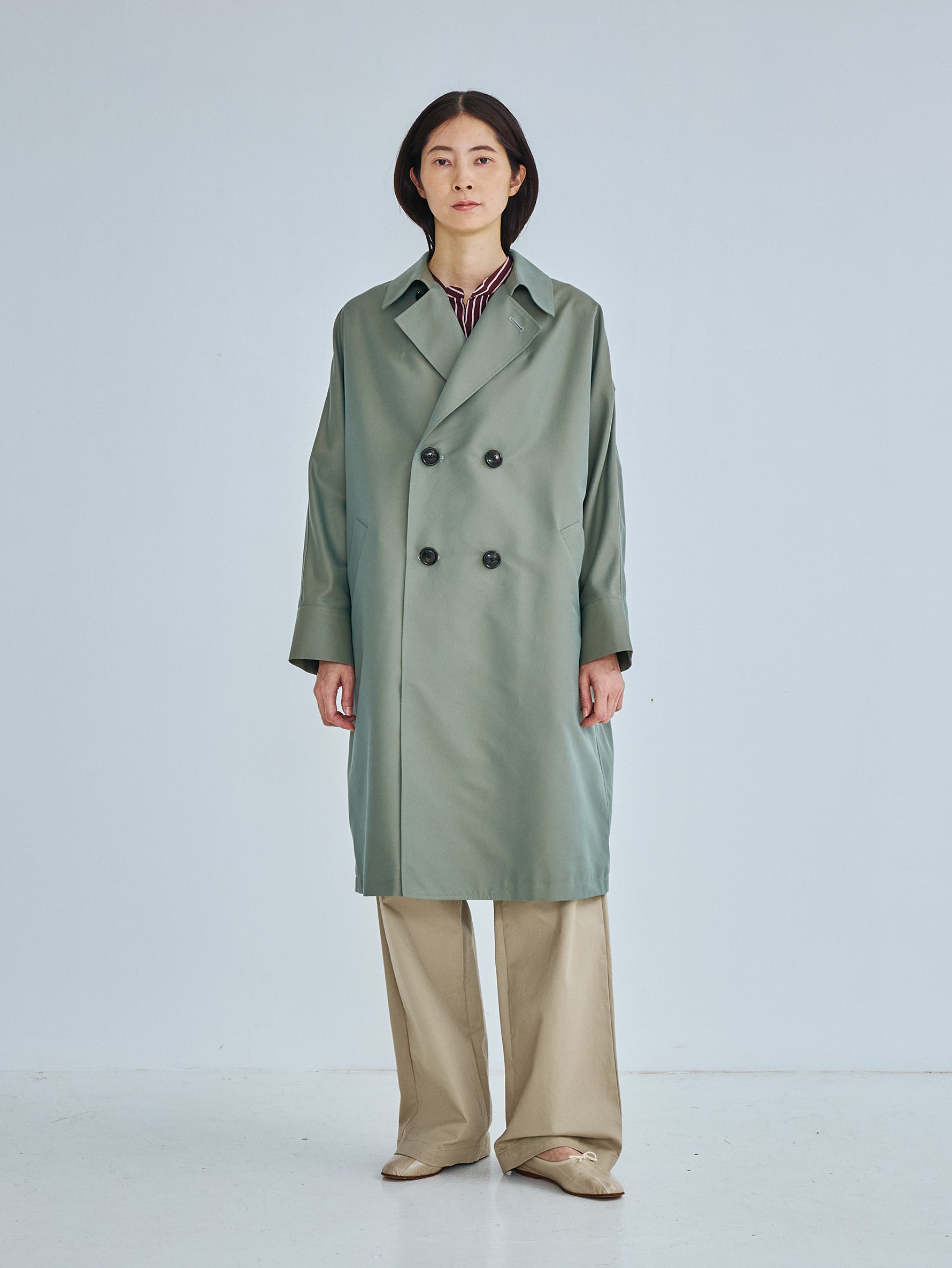 【予約商品】テントトレンチコート TBFS-161 (直営店限定カラー)