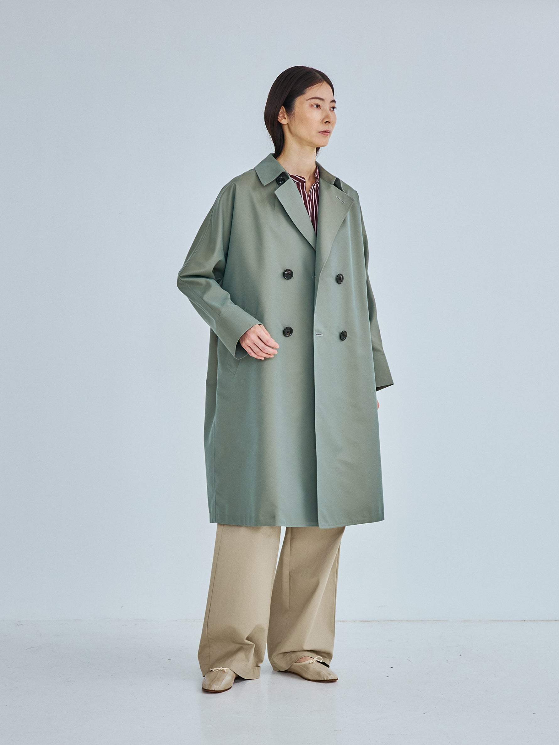 【予約商品】テントトレンチコート TBFS-161 (直営店限定カラー)