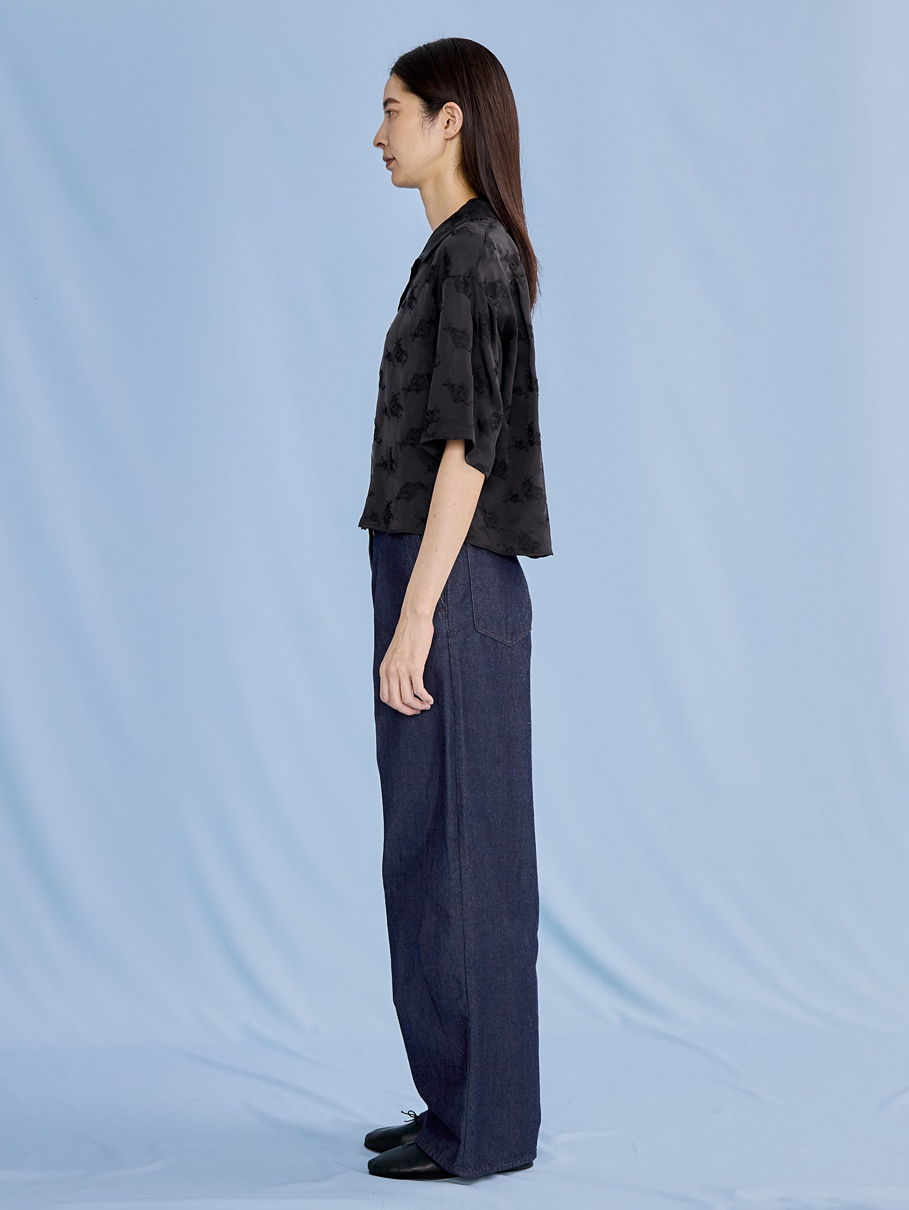 キュプラローズエンブロイダリーシャツ TBFS-102