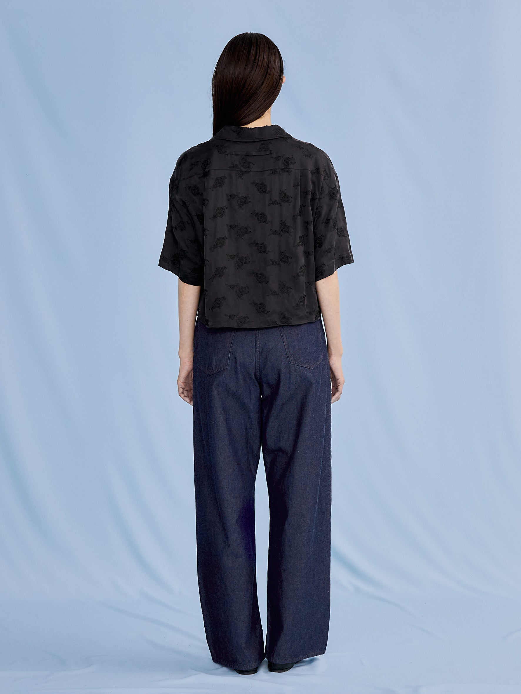 キュプラローズエンブロイダリーシャツ TBFS-102