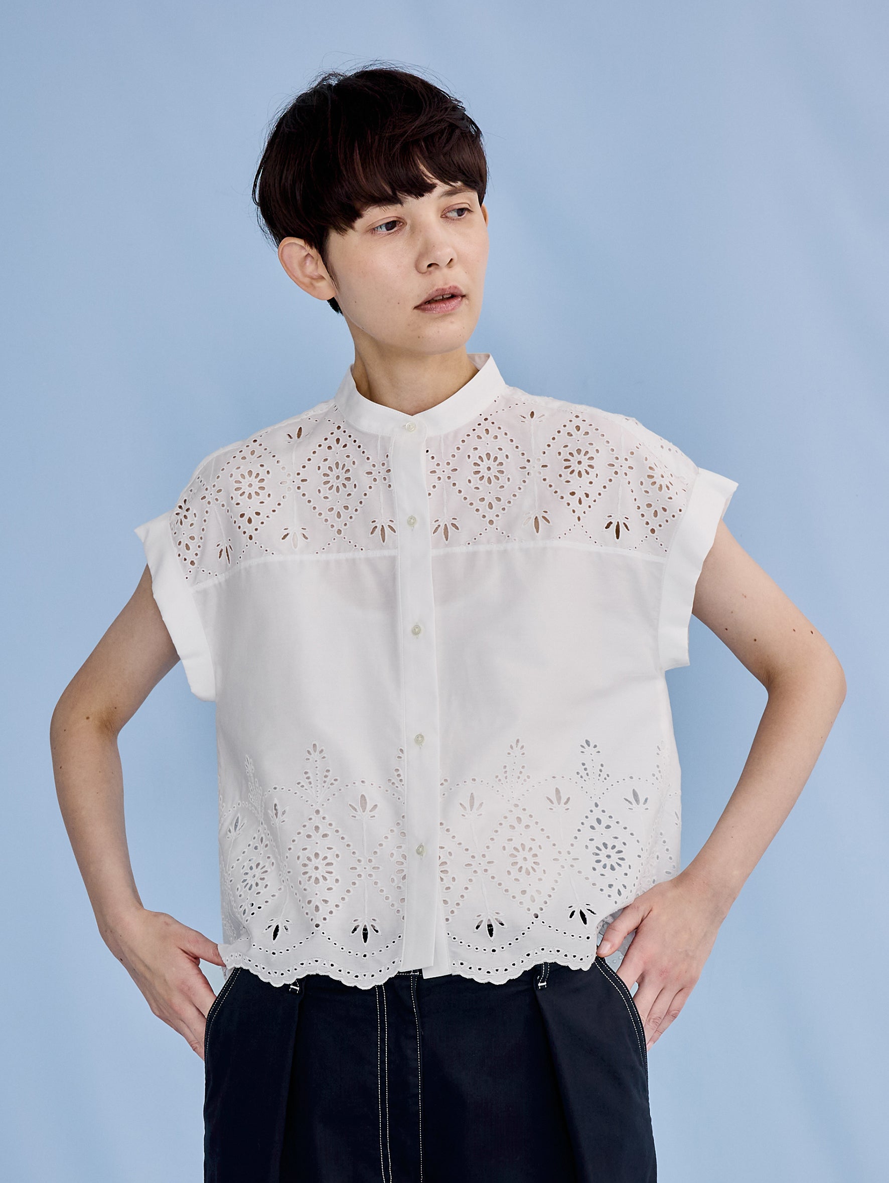 レースフレンチシャツ TBFS-121