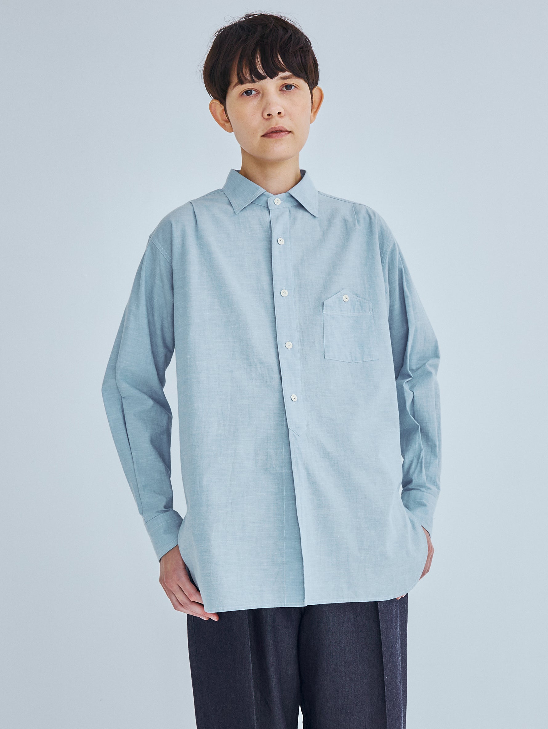 【予約商品】ニアデニムシャツ TBFS-021