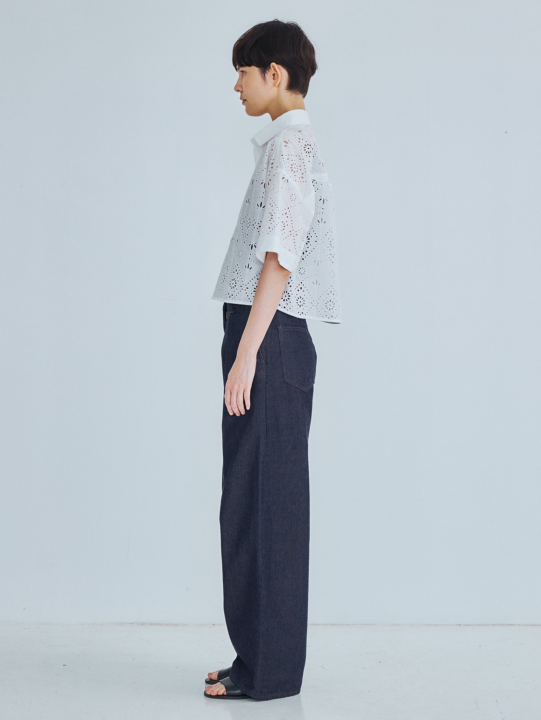 レース半袖シャツ TBFS-122