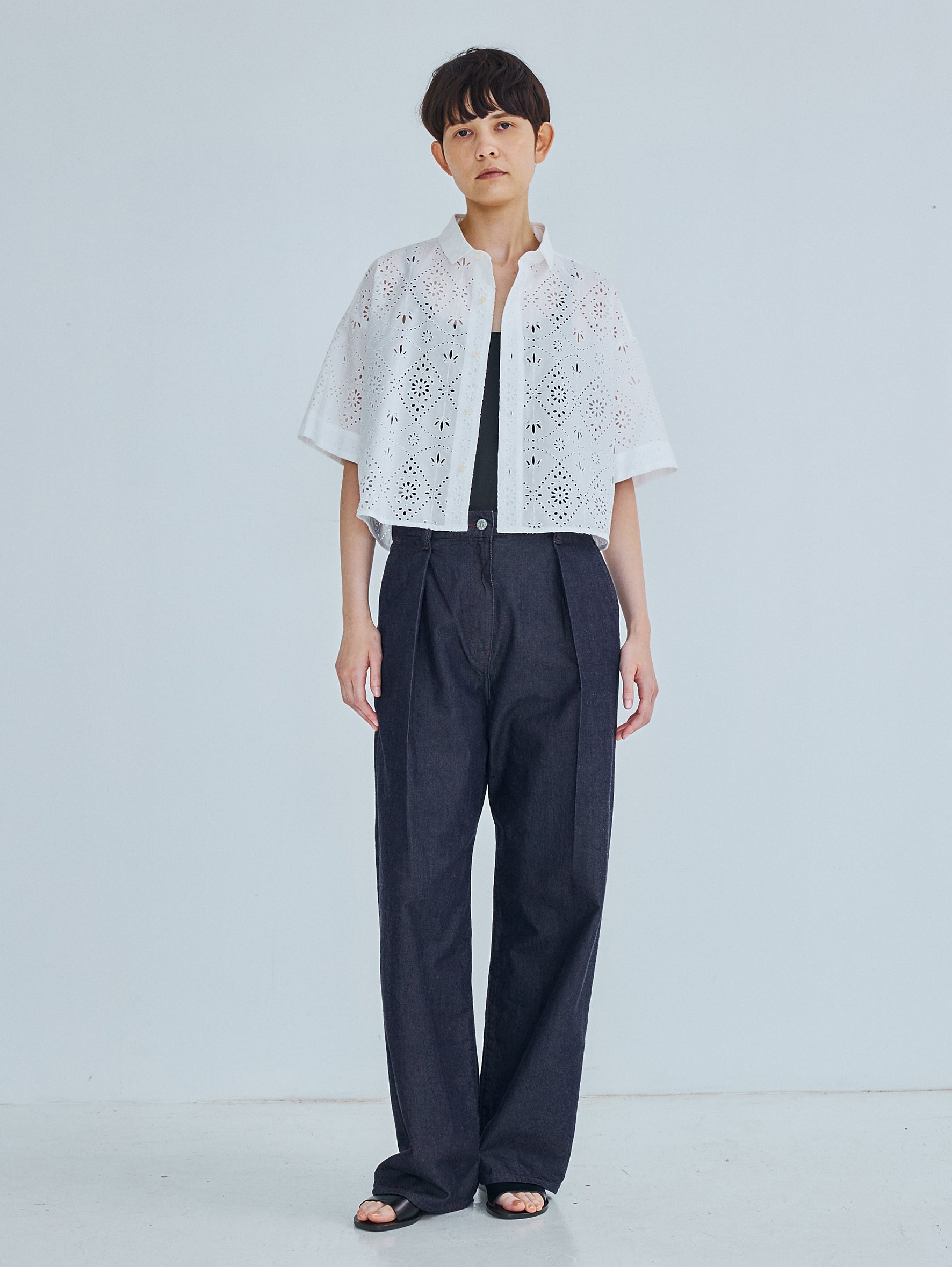 レース半袖シャツ TBFS-122