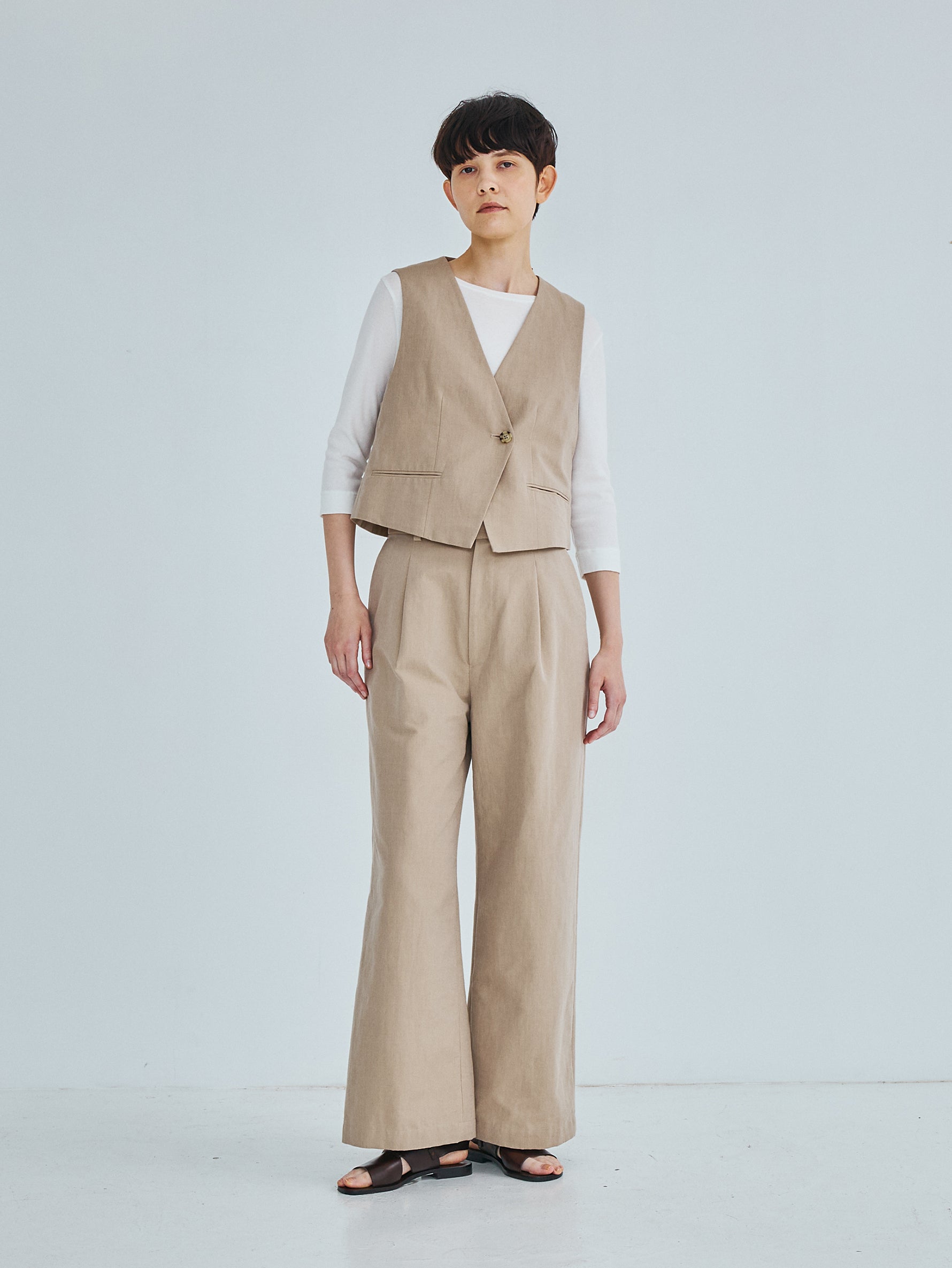 コットンシルクラミーベスト TBFS-141