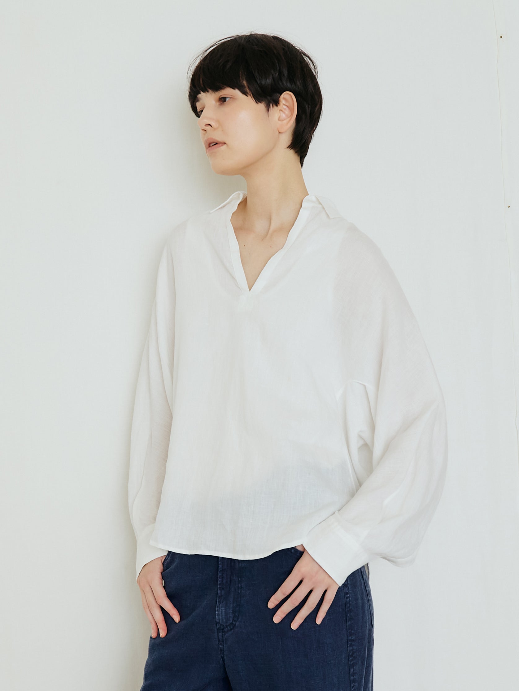 【予約商品】リネンスキッパーシャツ TBFS-408