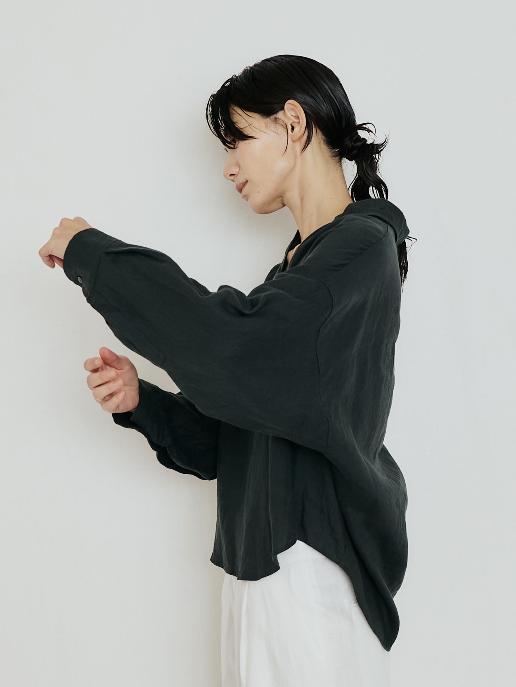 【予約商品】リネンスキッパーシャツ TBFS-408