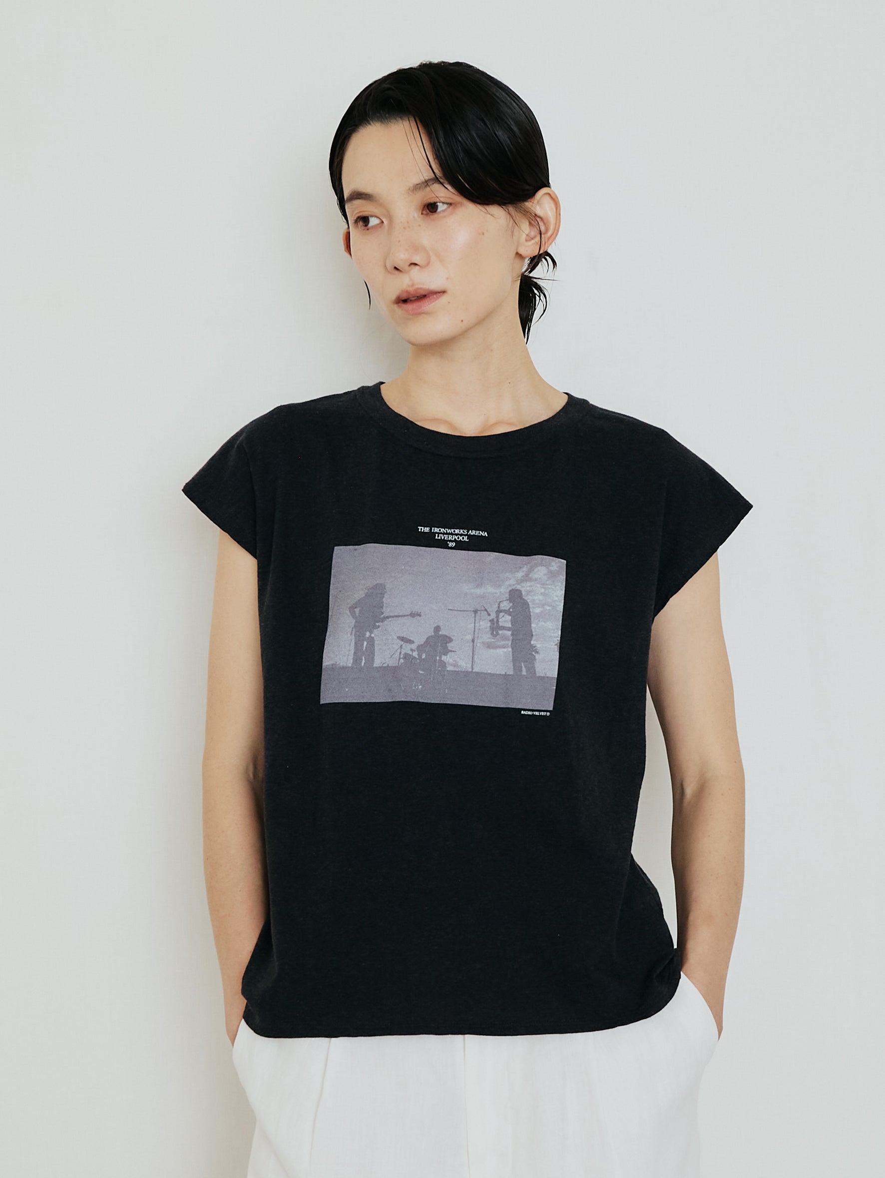 Radio velvetフレンチTシャツ TBFS-485