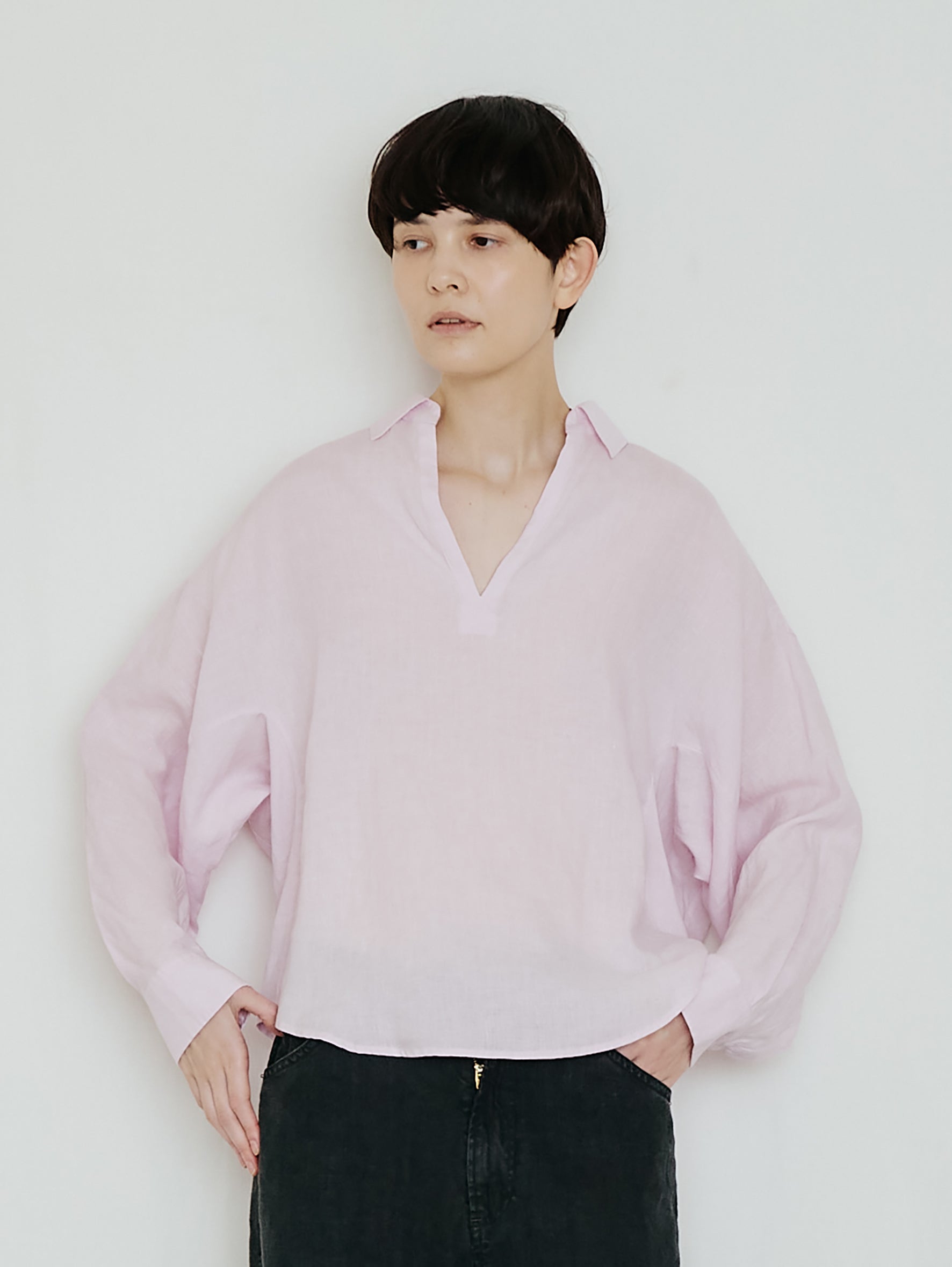 【予約商品】リネンスキッパーシャツ TBFS-408