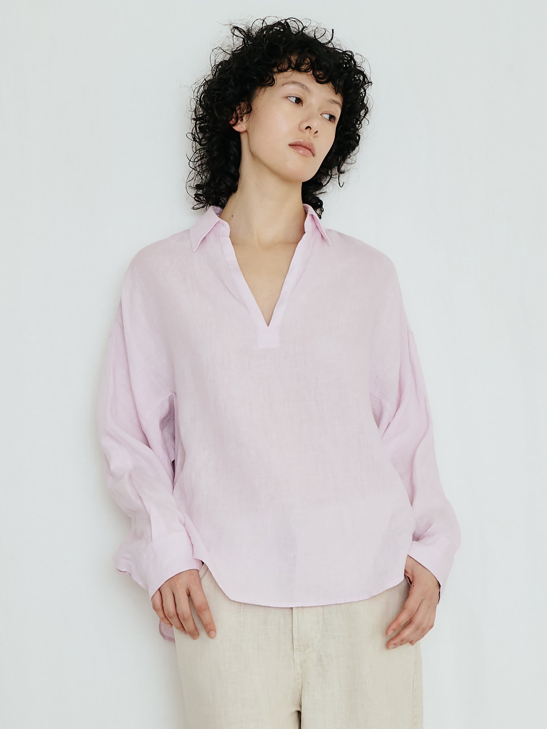 【予約商品】リネンスキッパーシャツ TBFS-408