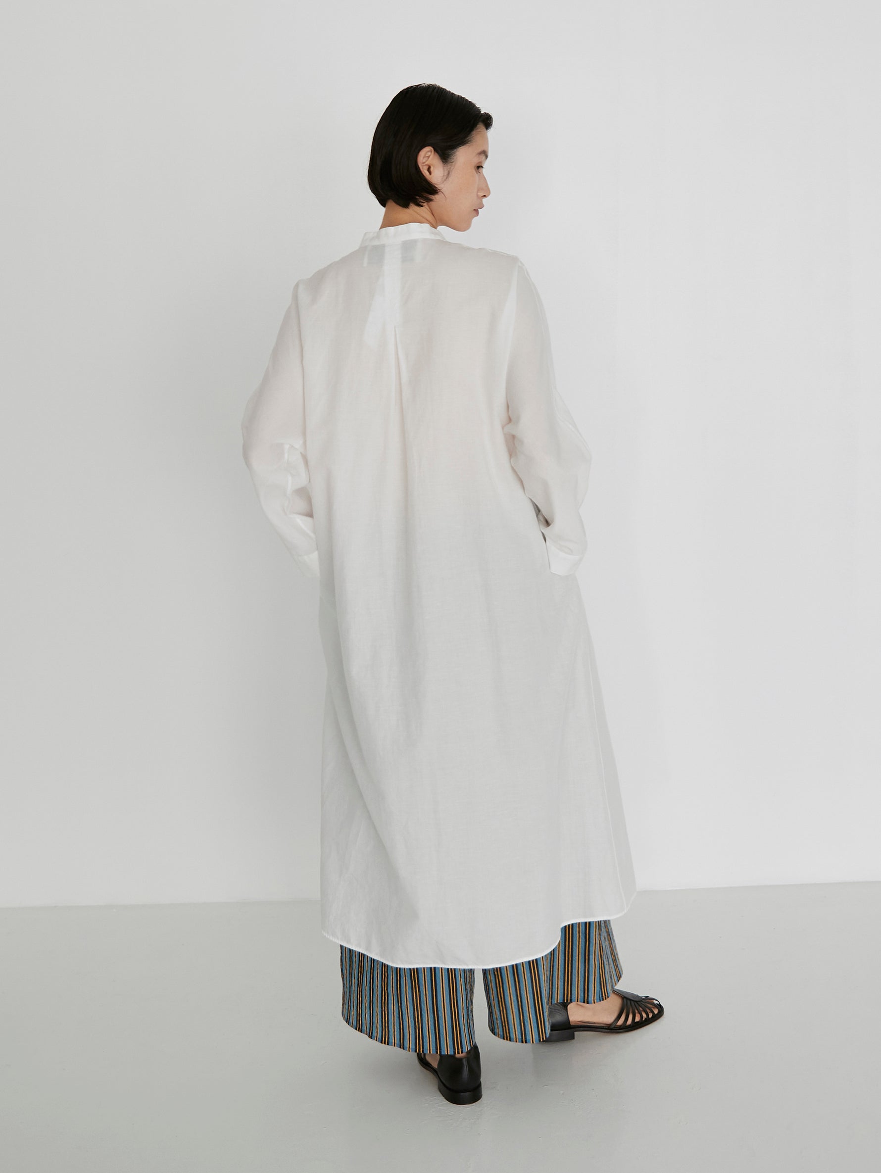 コットンリネンテントシャツワンピース/TBDS-024