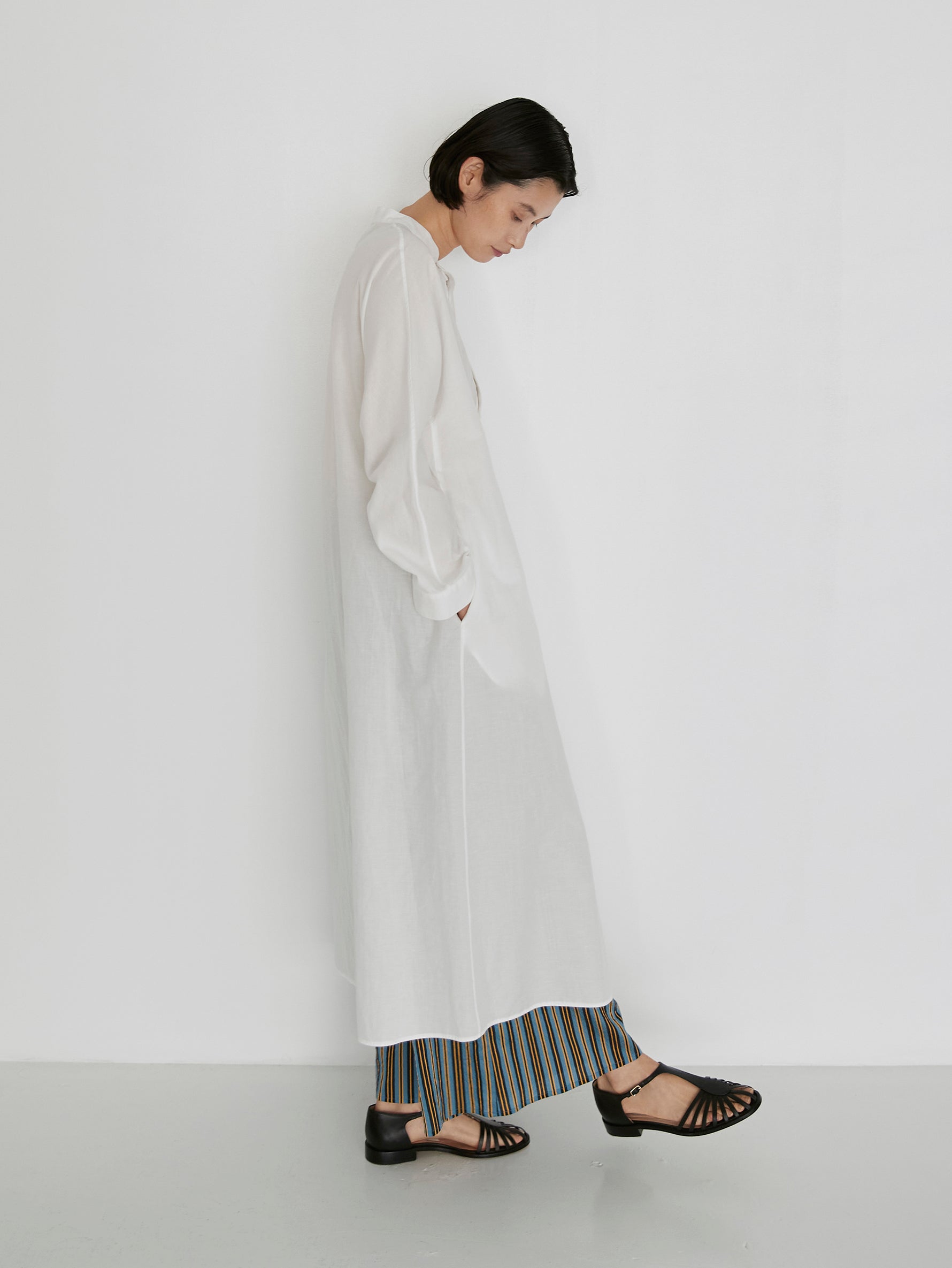 コットンリネンテントシャツワンピース/TBDS-024