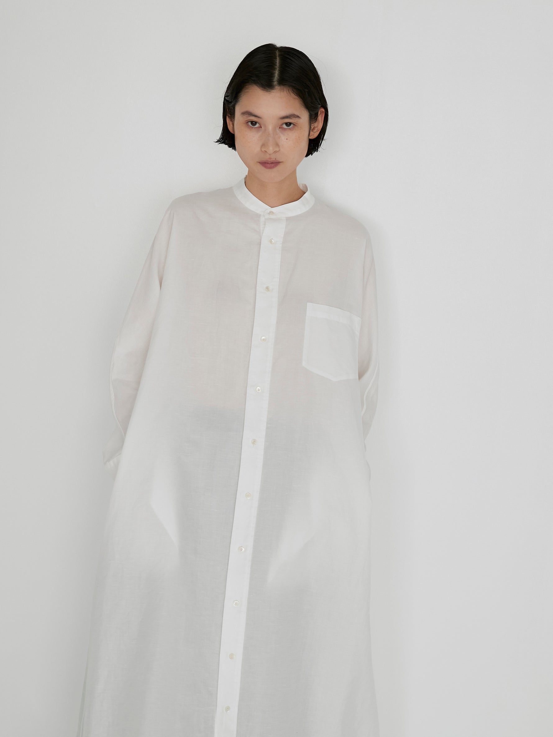 コットンリネンテントシャツワンピース/TBDS-024