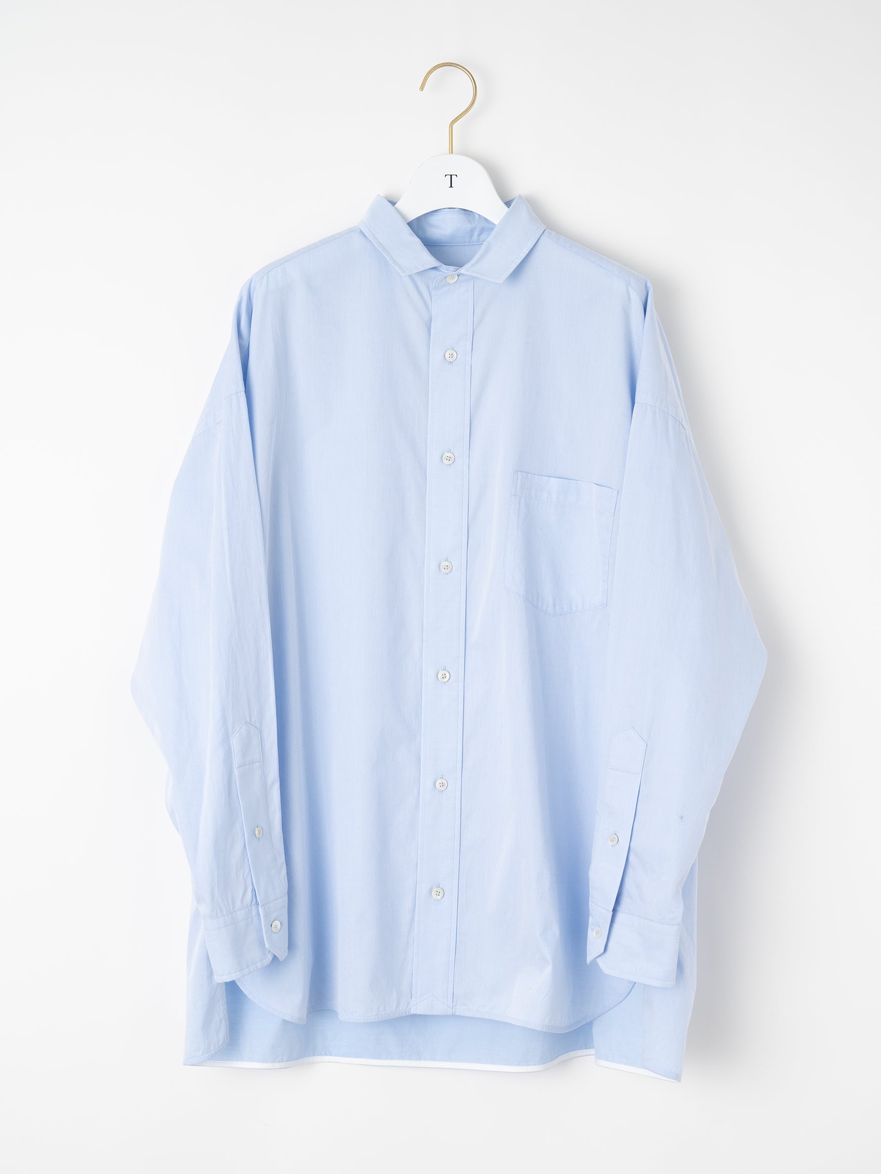 プレミアムスクエアビッグシャツuni/TBDS-002