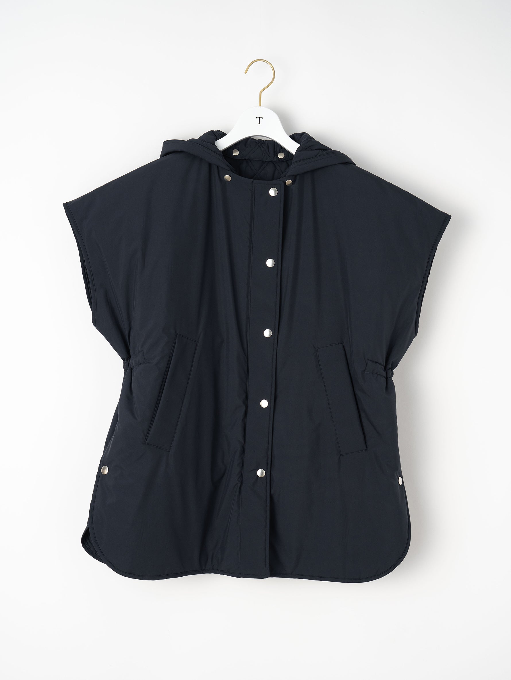 リバーシブルキルティングポンチョ/TBEA-032