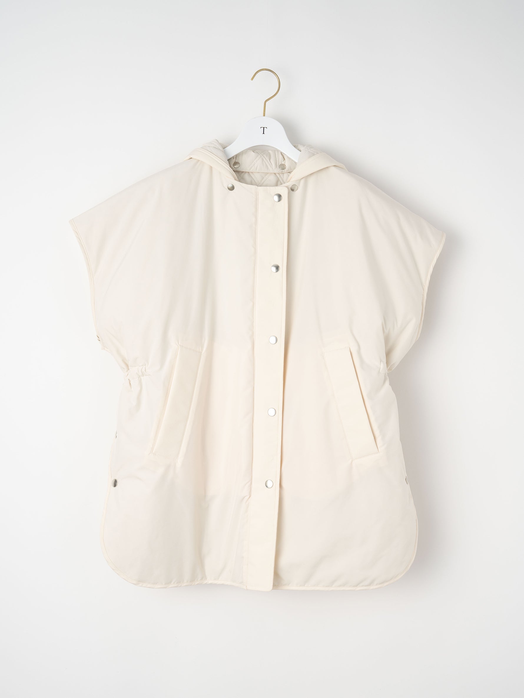 リバーシブルキルティングポンチョ/TBEA-032