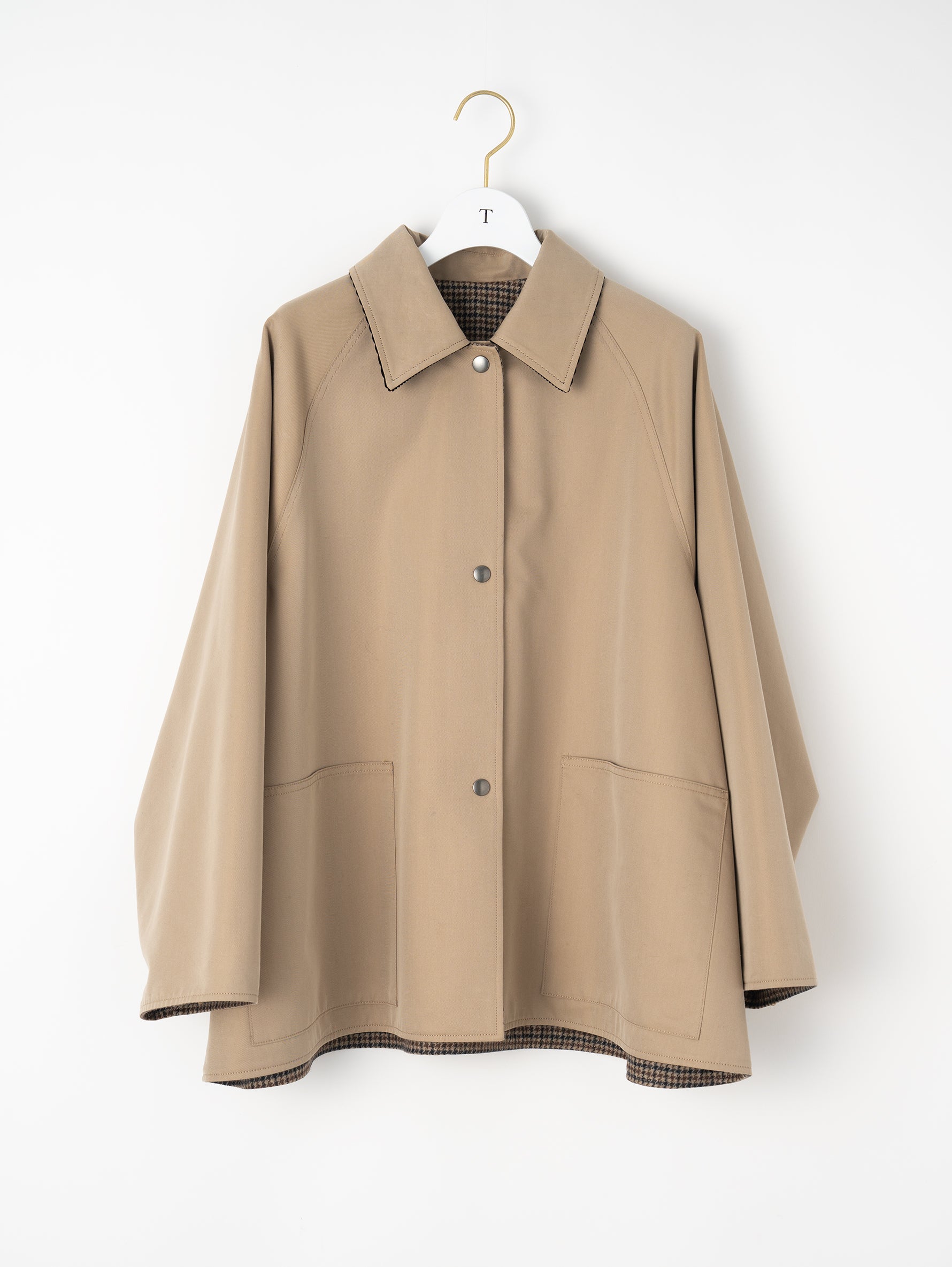 リバーシブルショートコート/TBEA-041