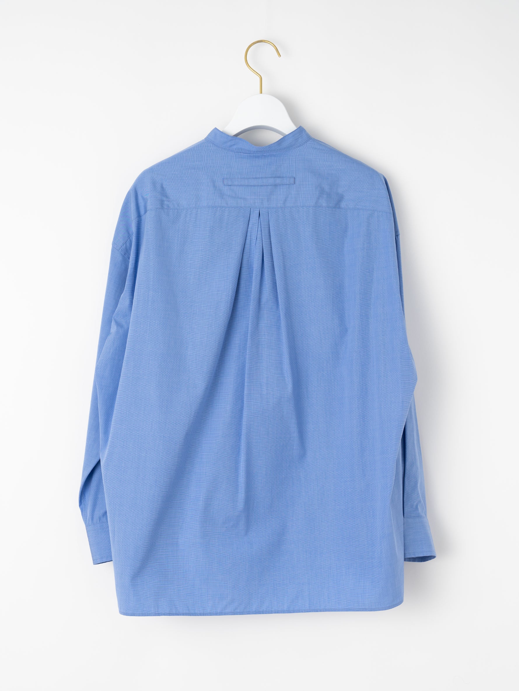 ノーカラービブヨークシャツ/TBEA-102