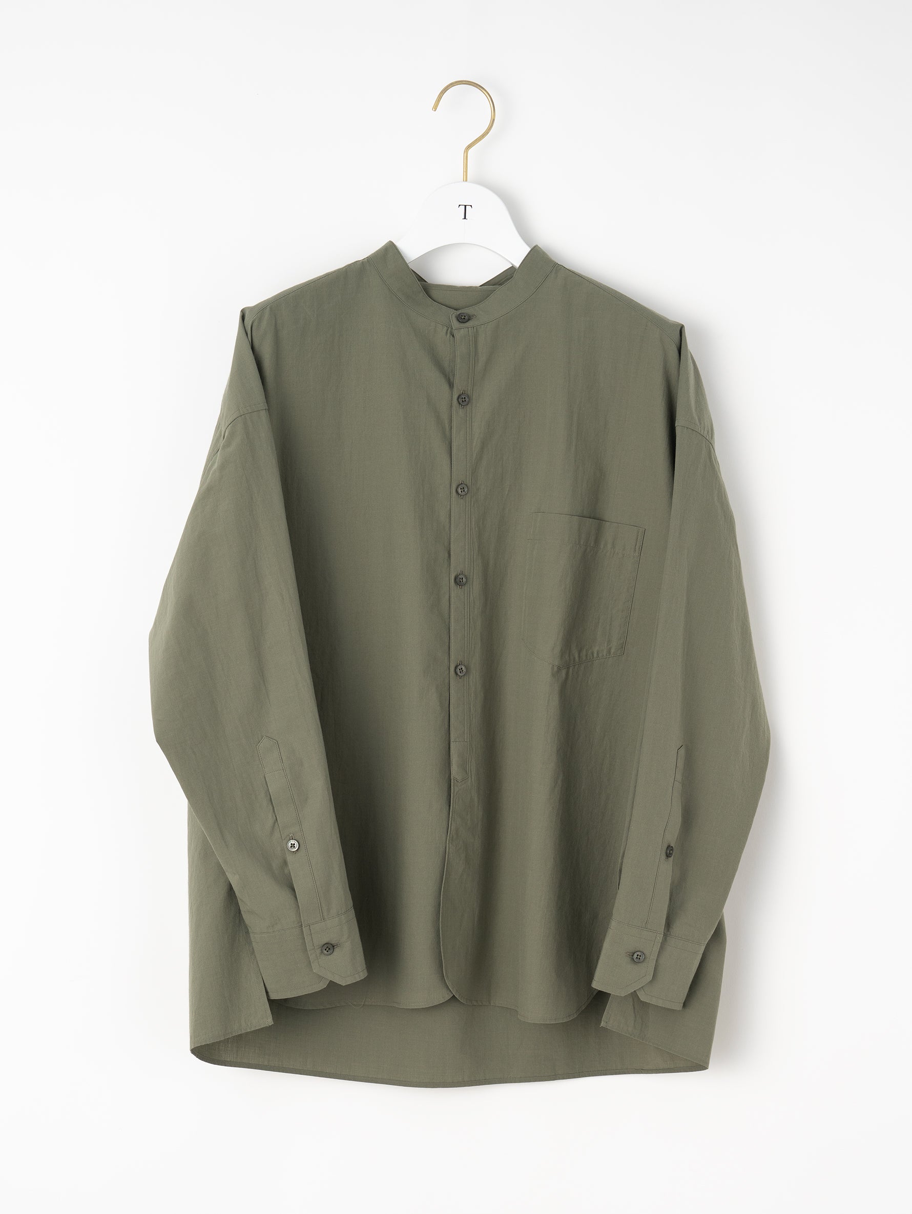 ハーブノーカラーシャツ/TBEA-111