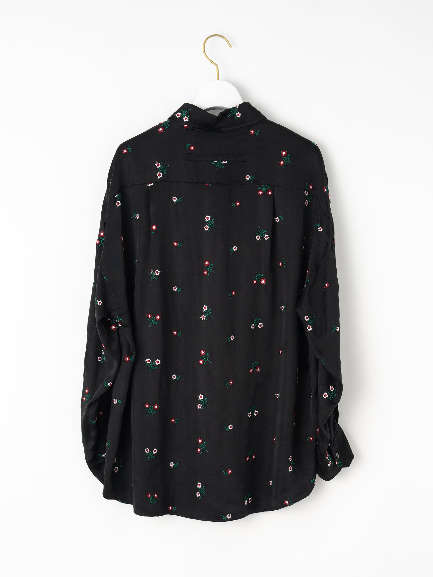 フラワーエンブロイダリーシャツ/TBEA-143