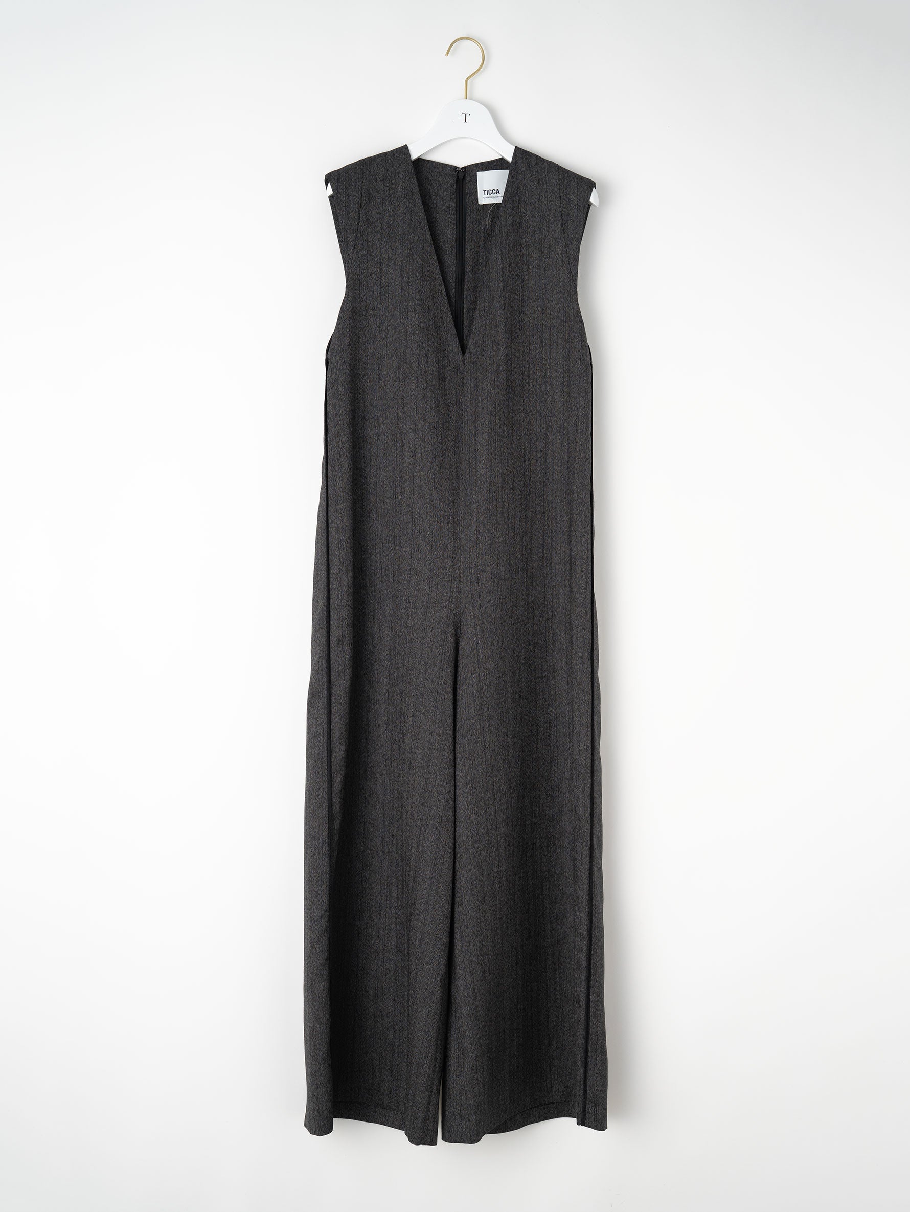 ウールヘリンボーンコンビネゾン/TBEA-214