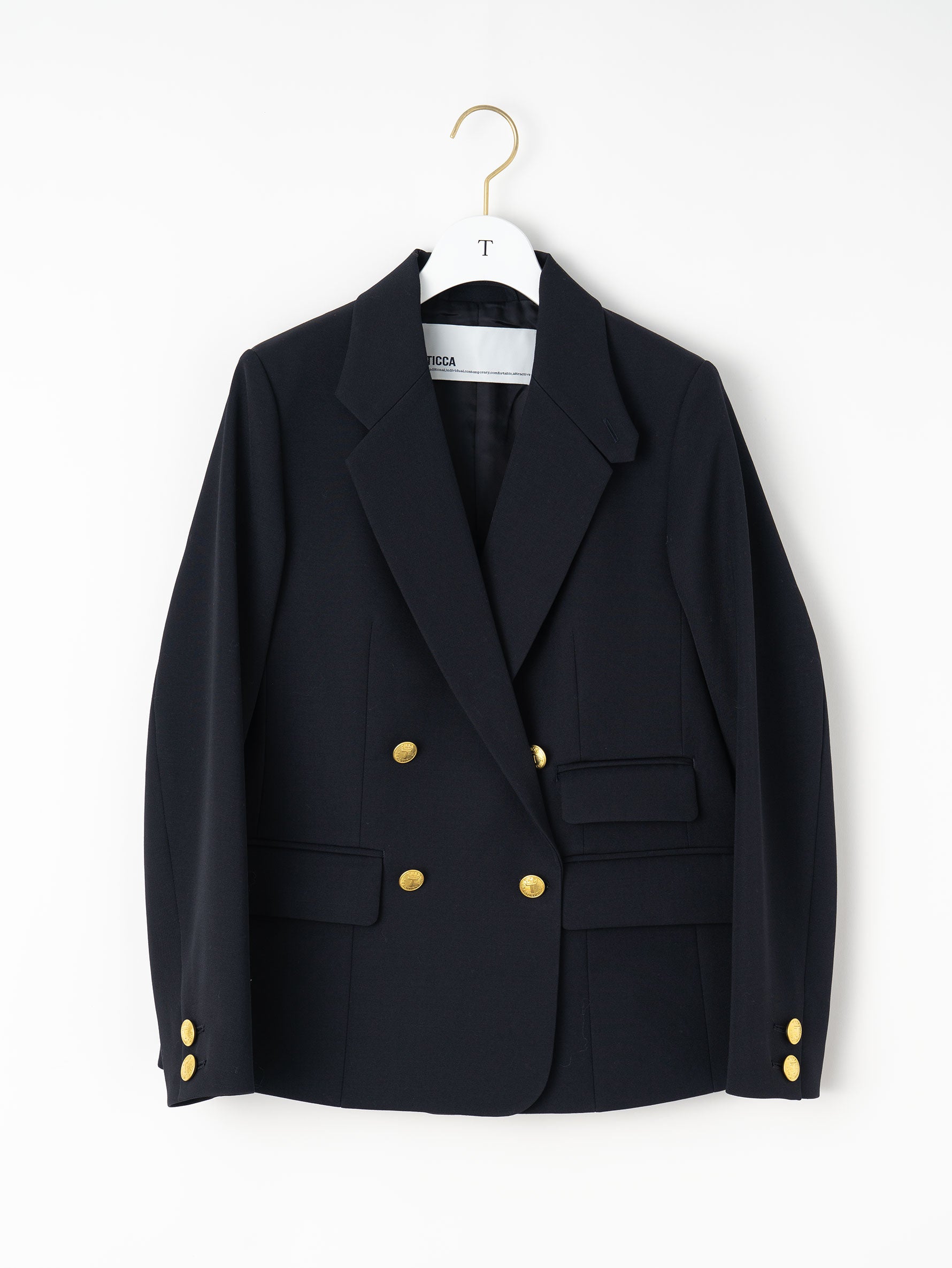 ウールサージダブルジャケット/TBEA-221