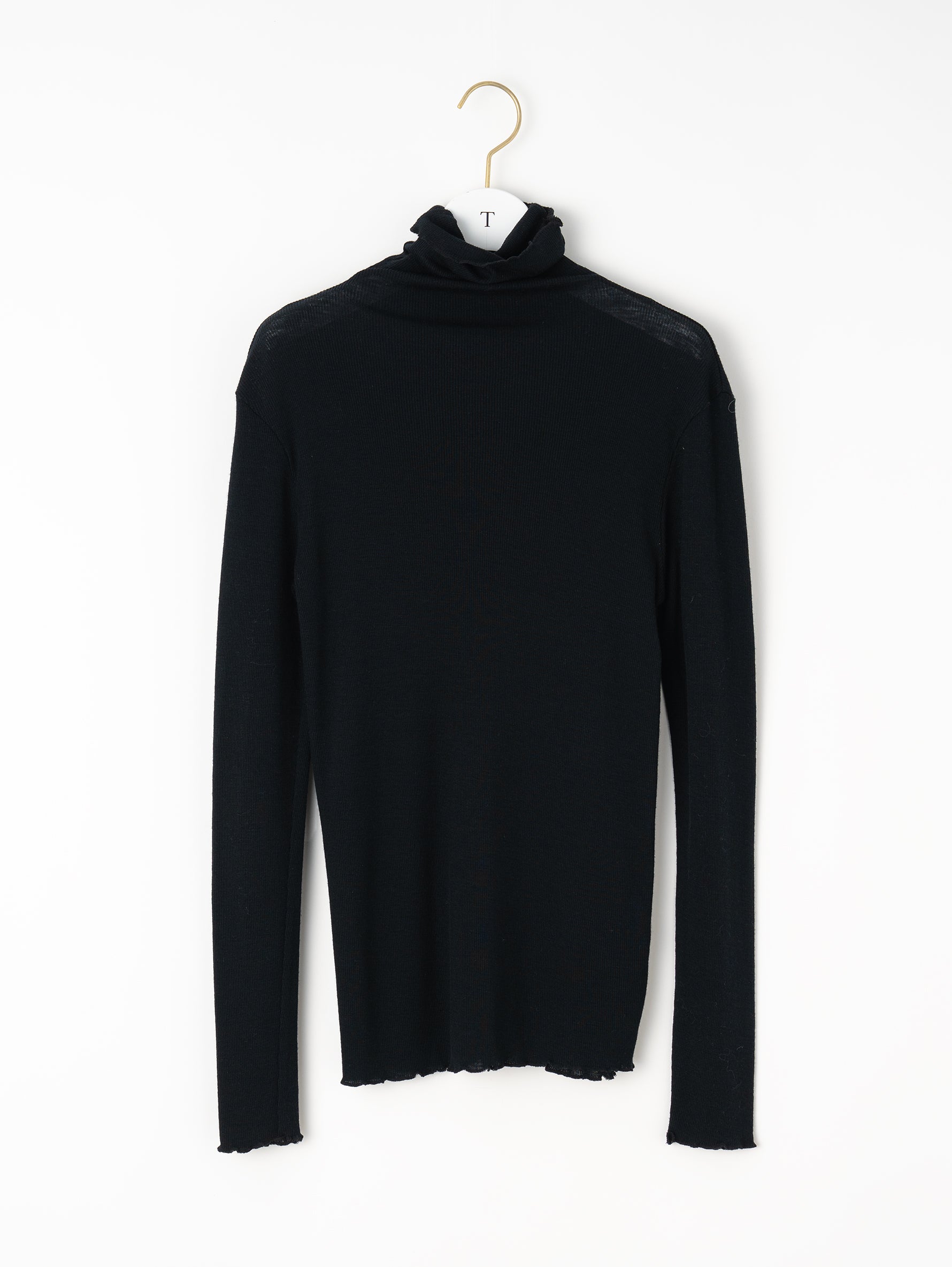 ウールシルクボトルネックプルオーバー/TBEA-293