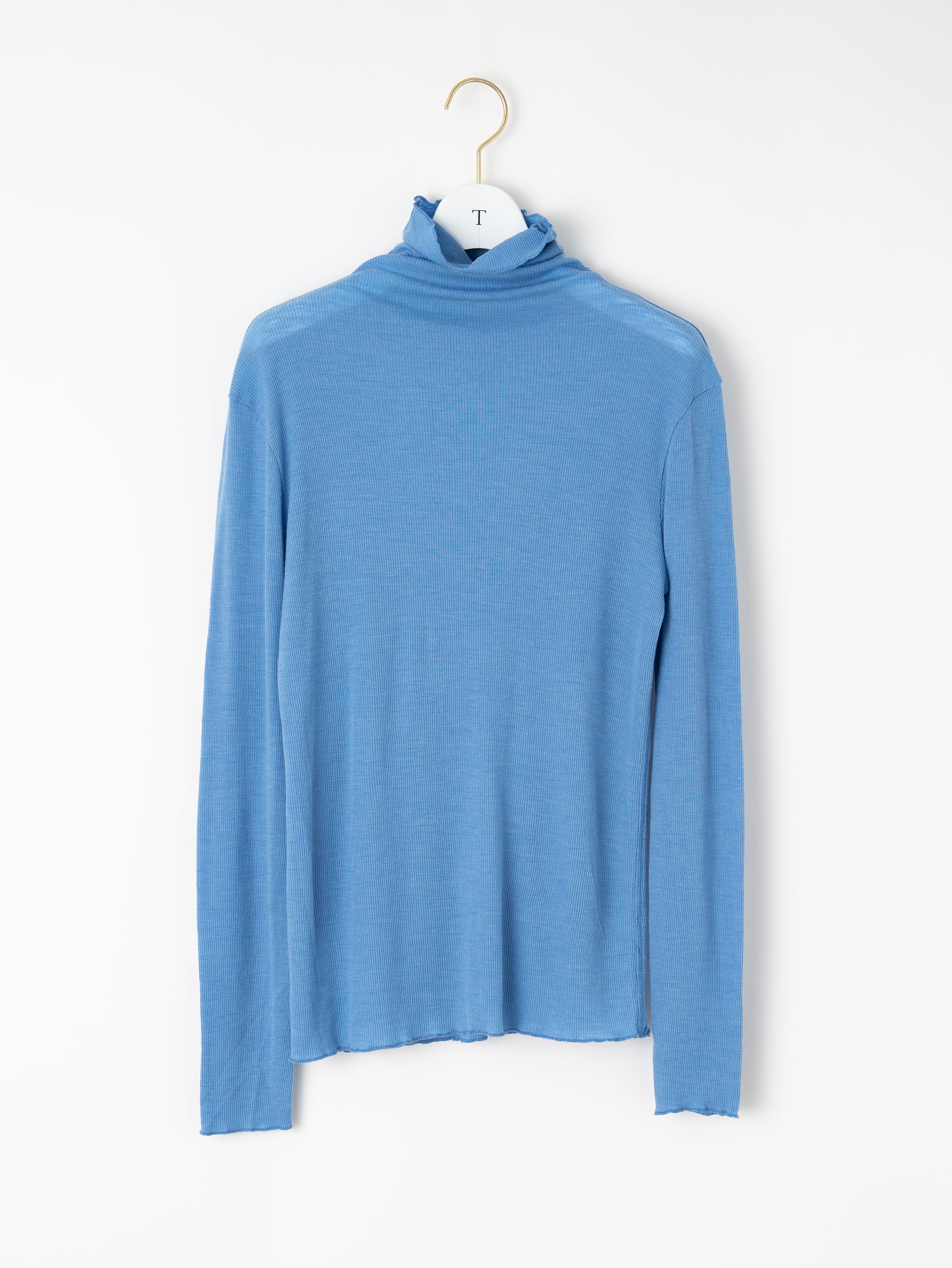 ウールシルクボトルネックプルオーバー/TBEA-293