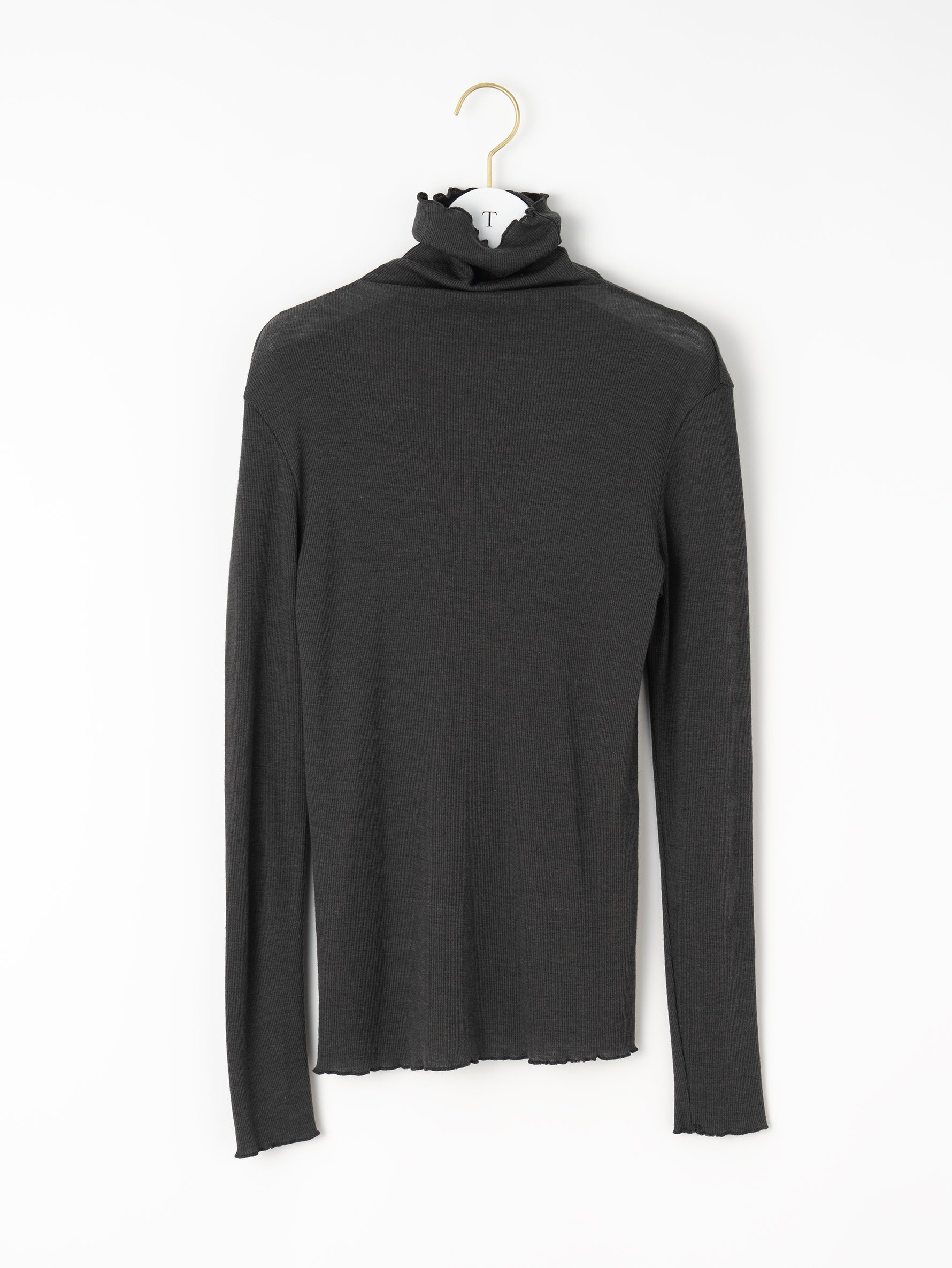 ウールシルクボトルネックプルオーバー/TBEA-293