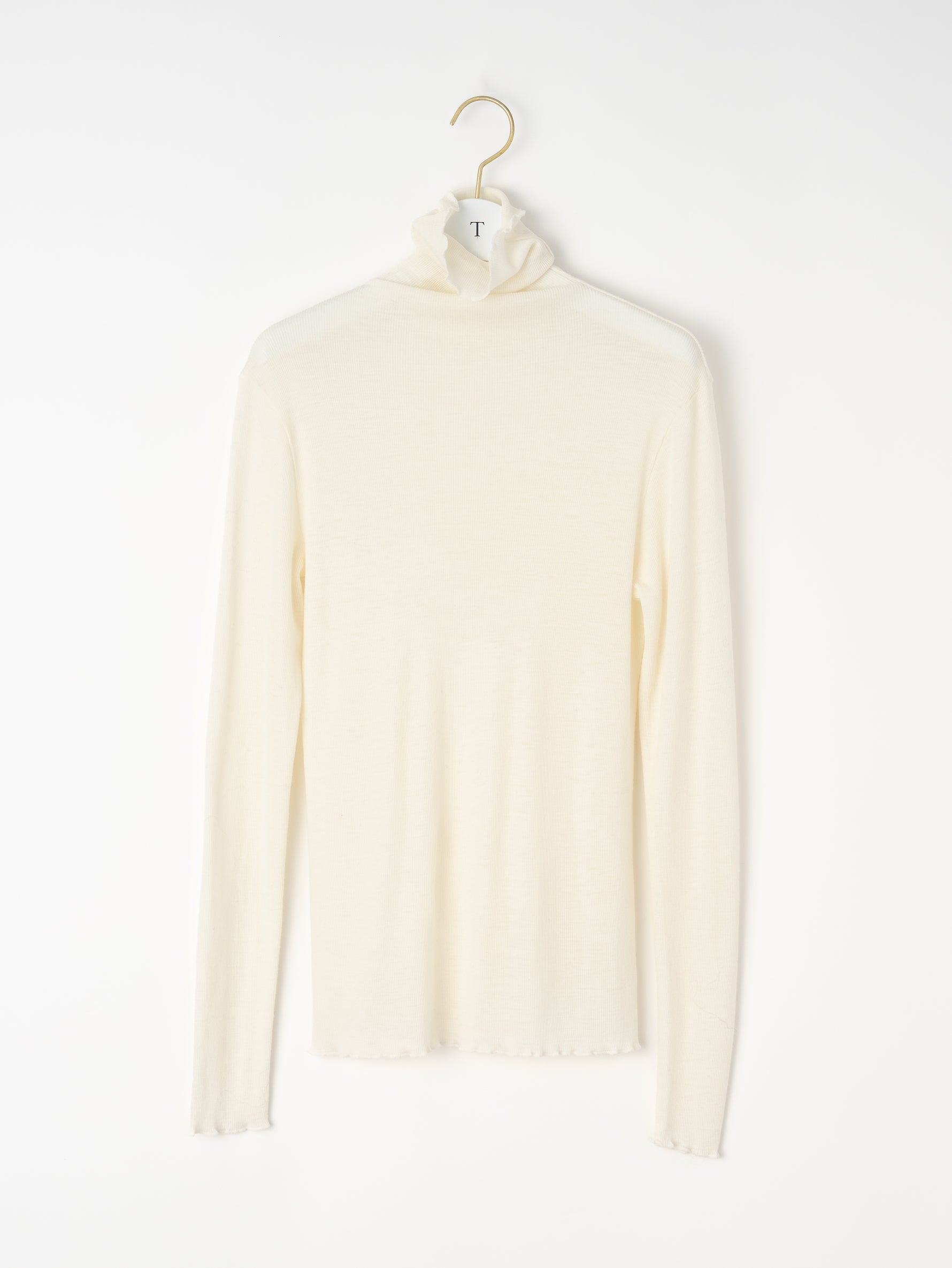 ウールシルクボトルネックプルオーバー/TBEA-293