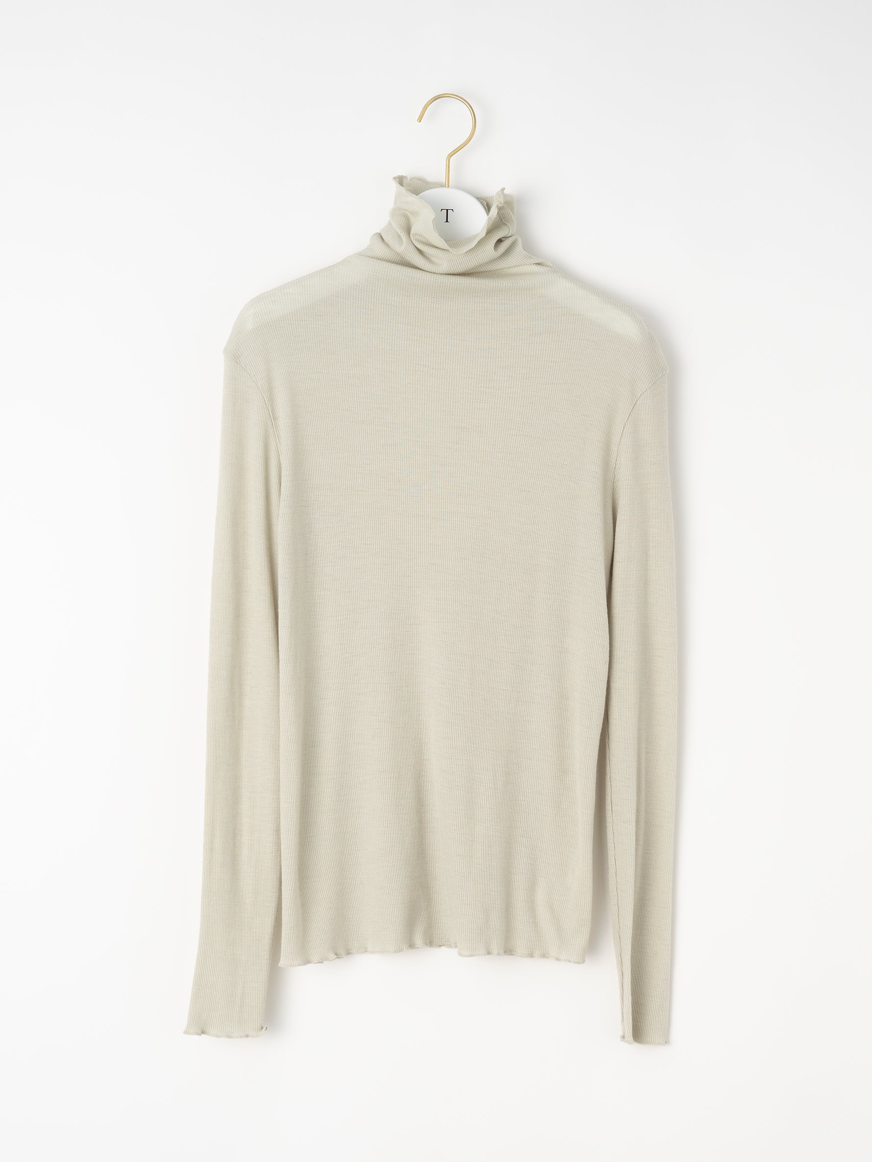 ウールシルクボトルネックプルオーバー/TBEA-293