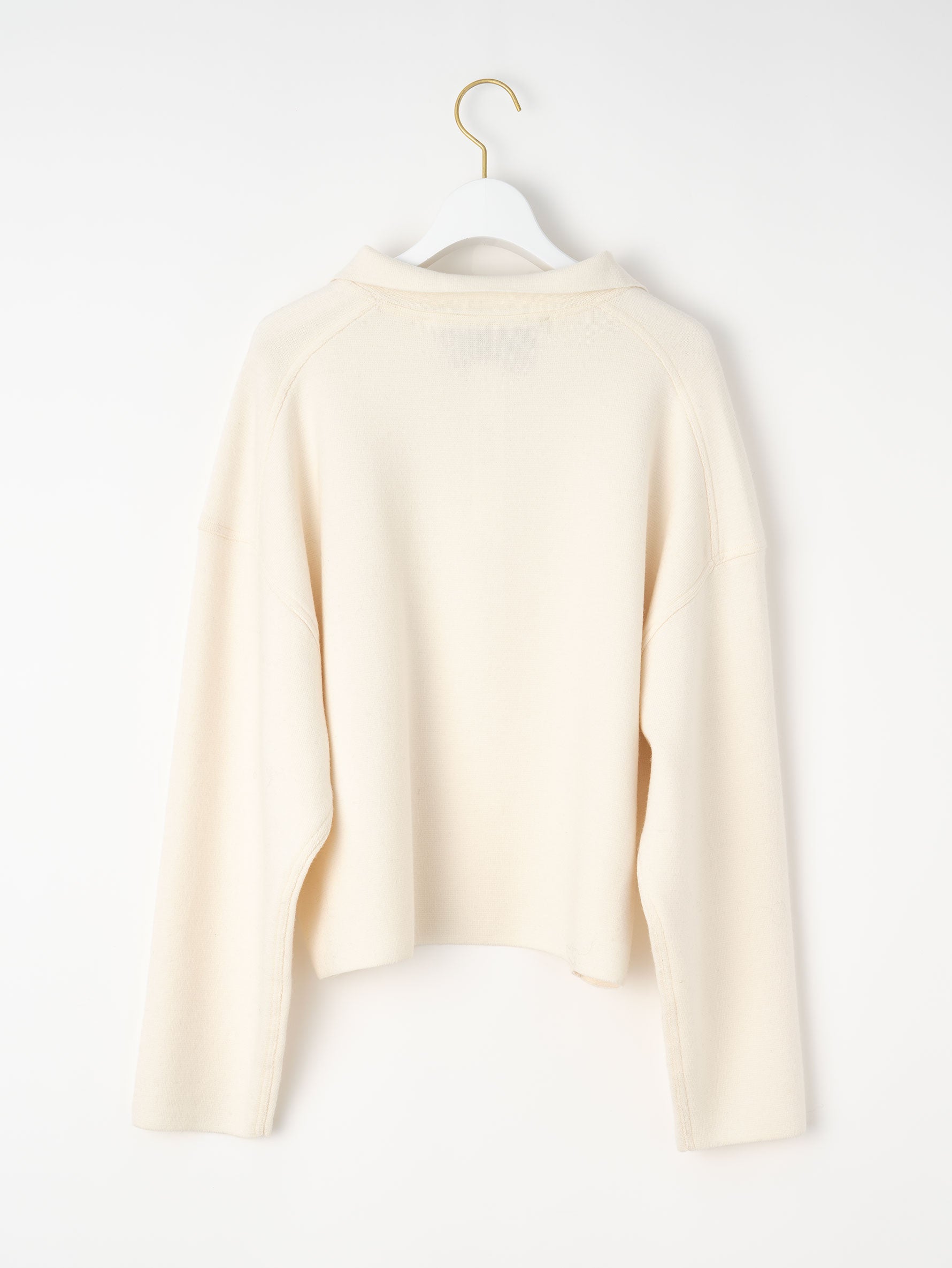 ミラノリブハーフジッププルオーバー/TBEA-321