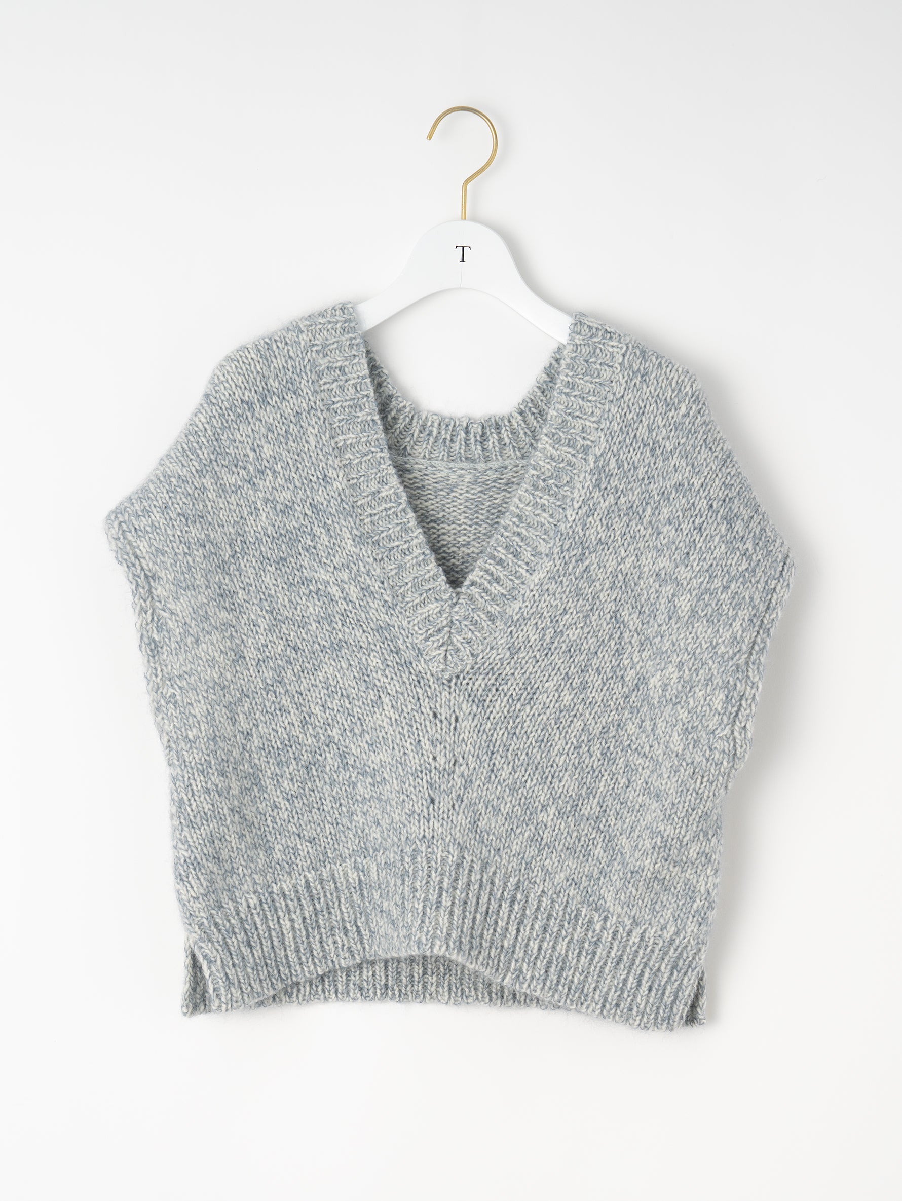 ウールカシミヤ2wayベスト/TBEA-331