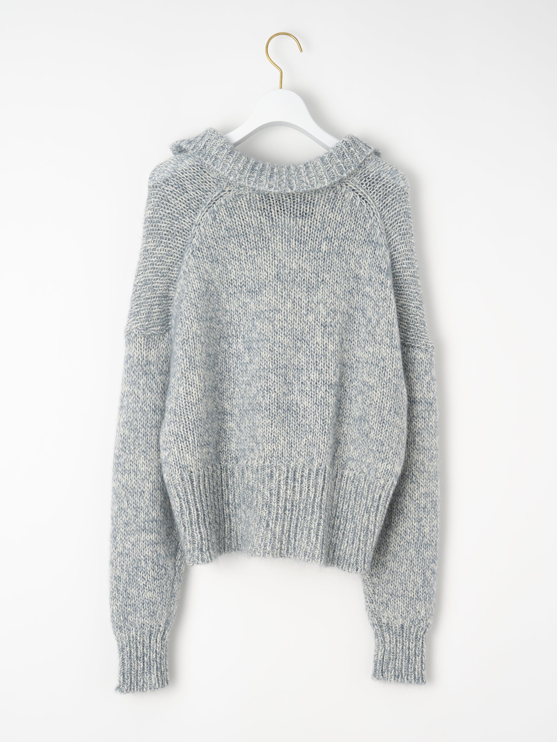 ウールカシミヤスキッパープルオーバー/TBEA-332