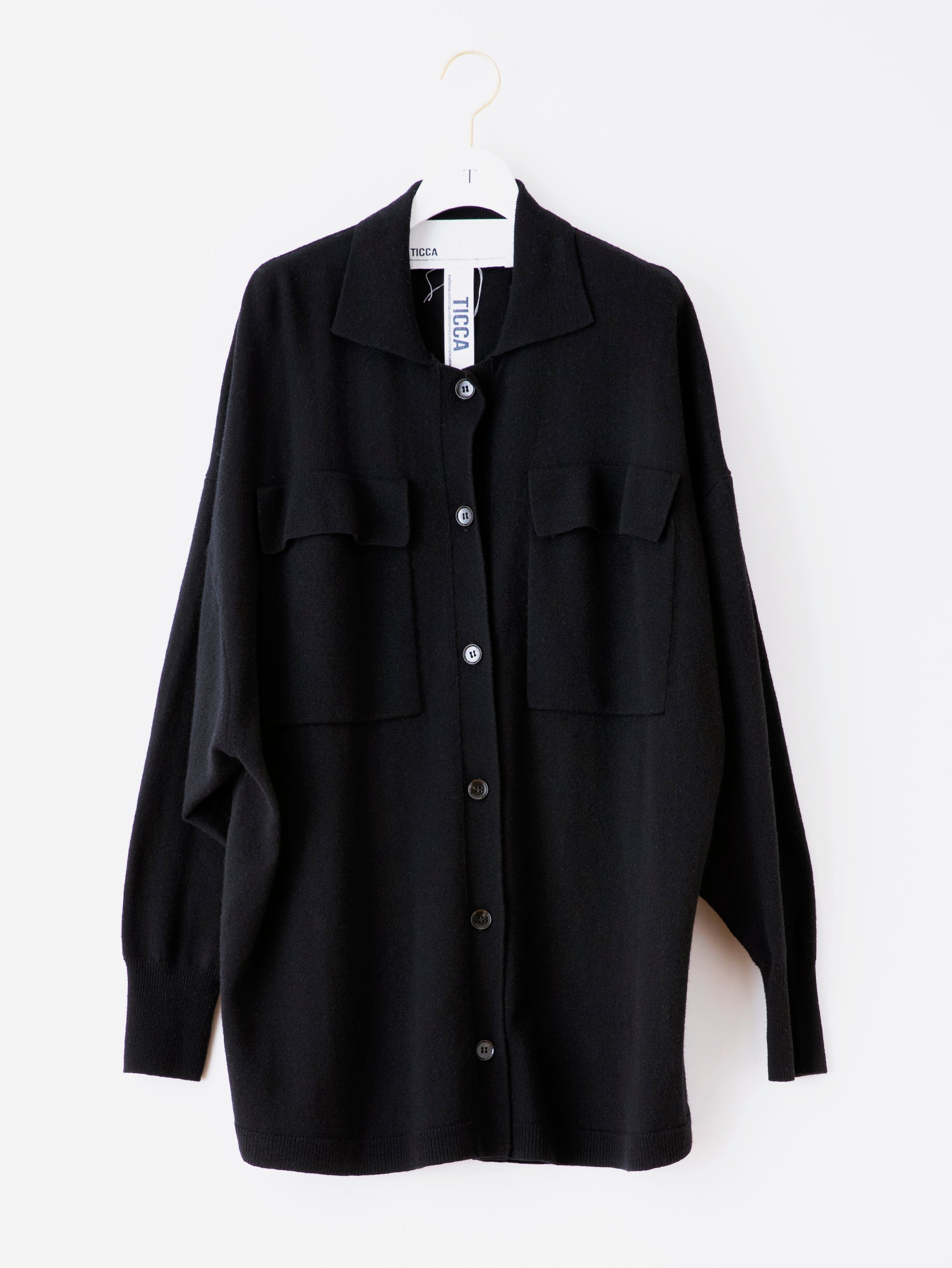 ニットシャツブルゾン/TBBA-242