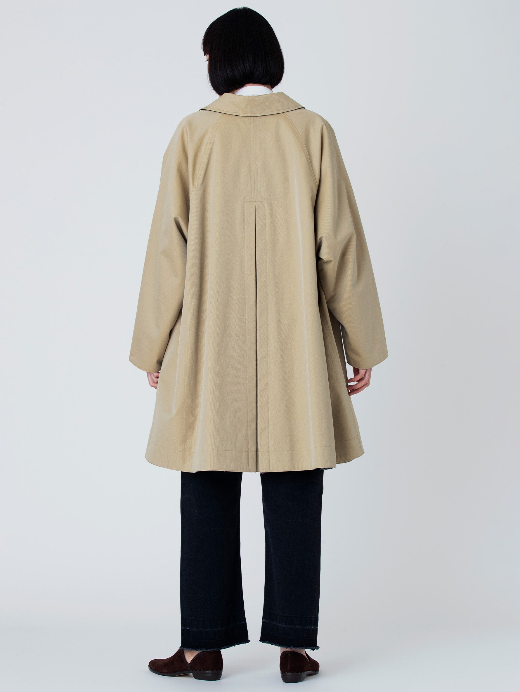 リバーシブルステンカラーショートコート/TBBA-004