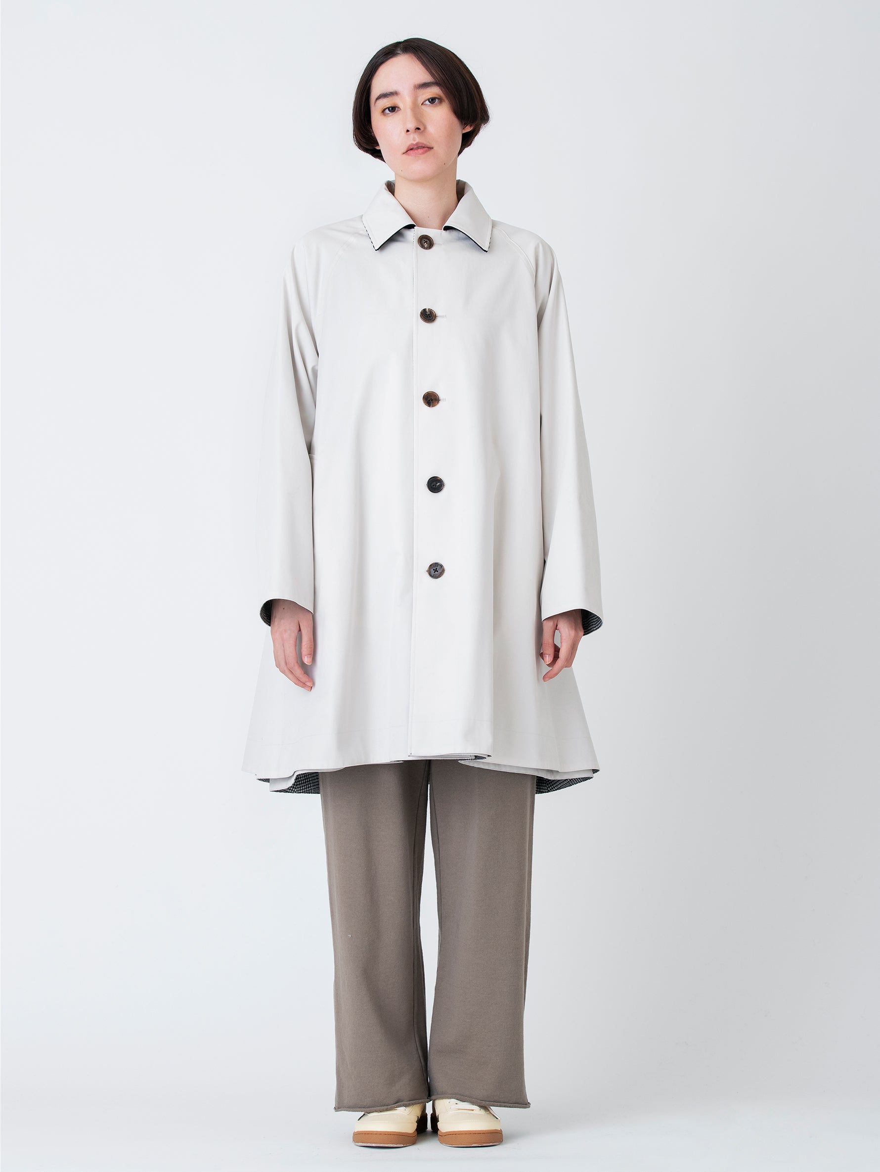 別注リバーシブルステンカラーショートコート/TBBA-004