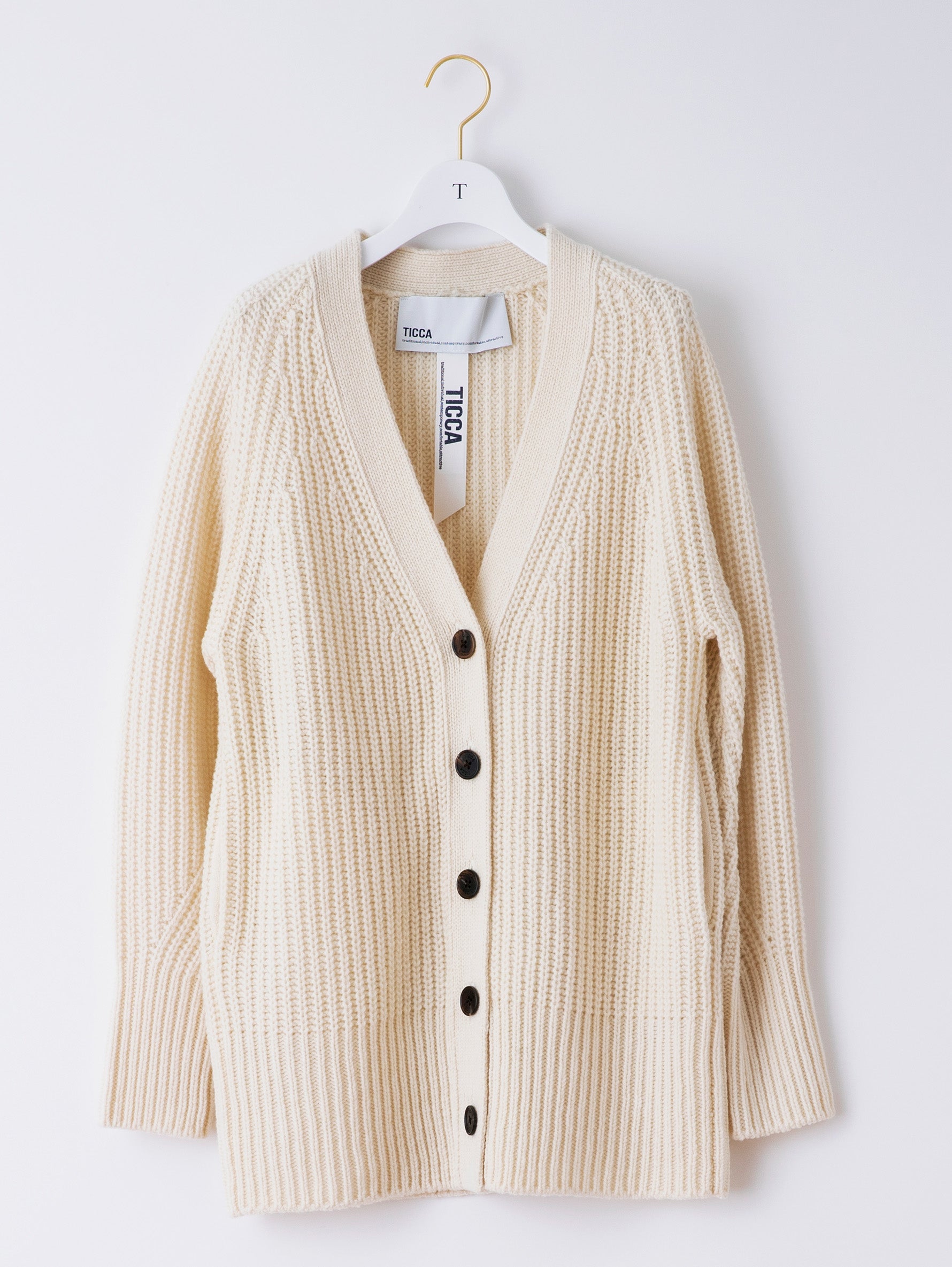 Vネックカーディガン/TBBA-263