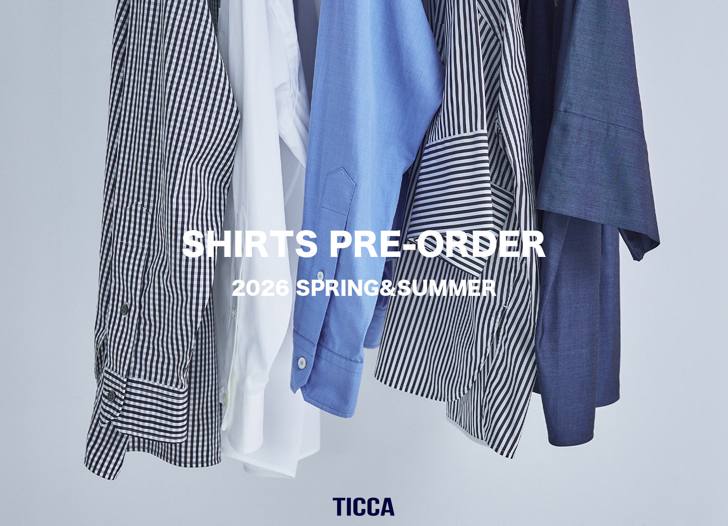2026 SPRING&SUMMER SHIRTS PRE-ORDER START!