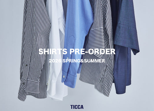 2026 SPRING&SUMMER SHIRTS PRE-ORDER START!