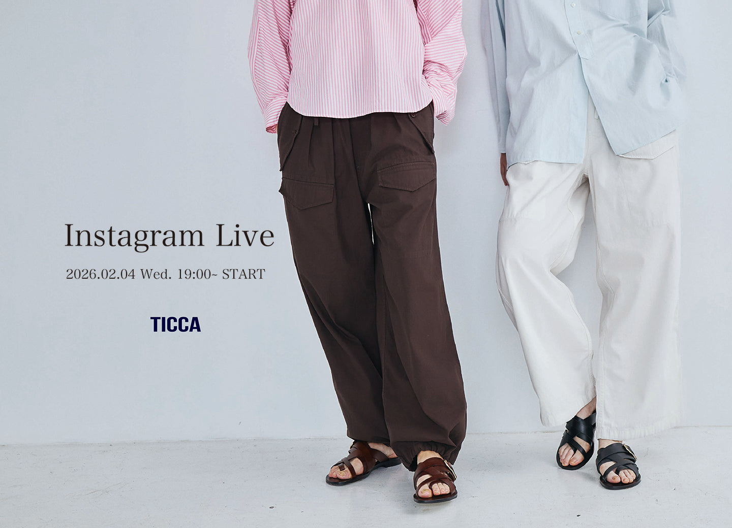 TICCA Instagram Live vol.8 - Standard bottoms -